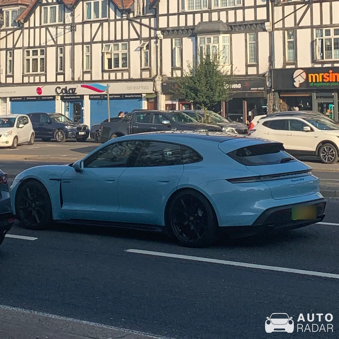 Porsche Taycan GTS Sport Turismo spotted in Hounslow