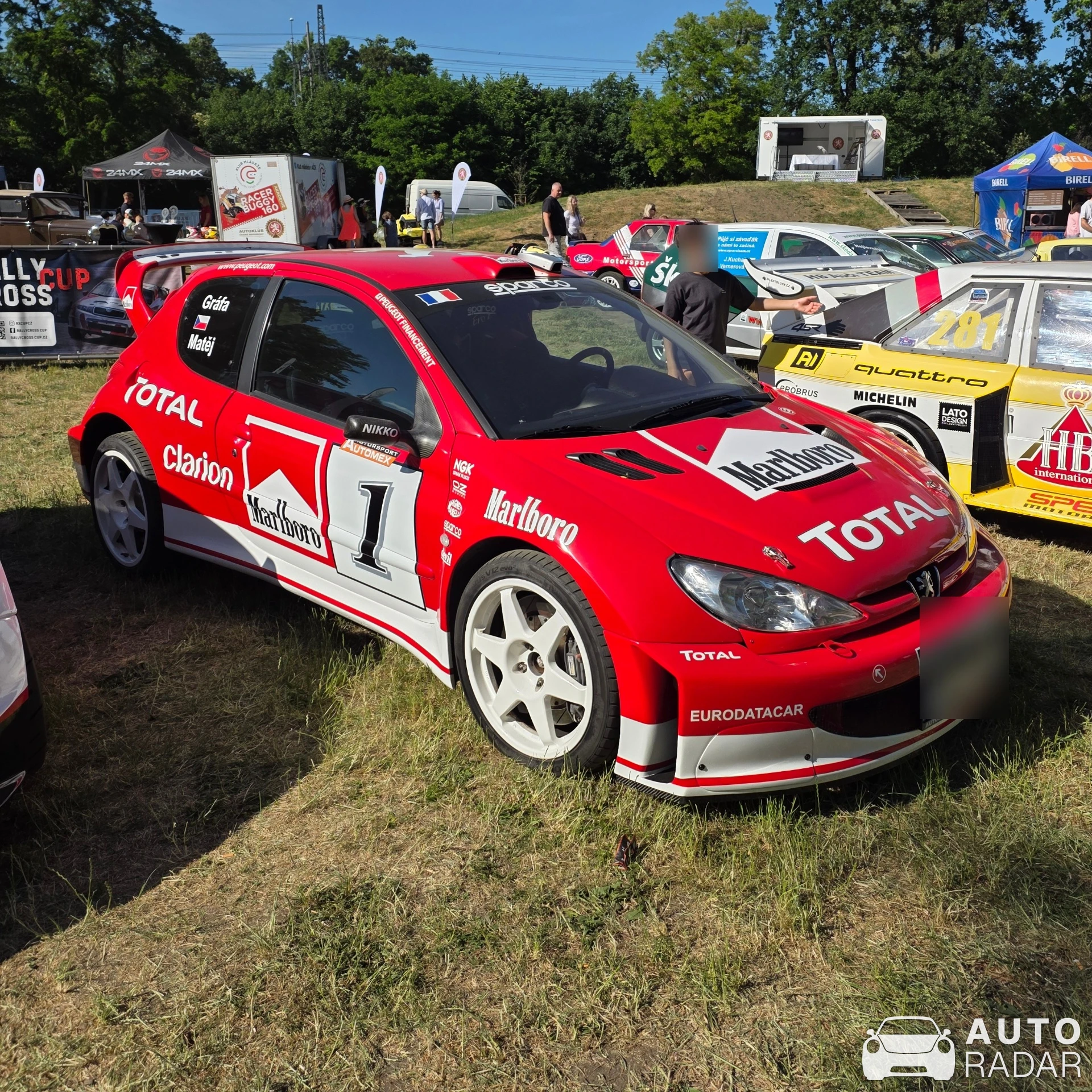Peugeot 206 1.6 Rallye spotted in Praha
