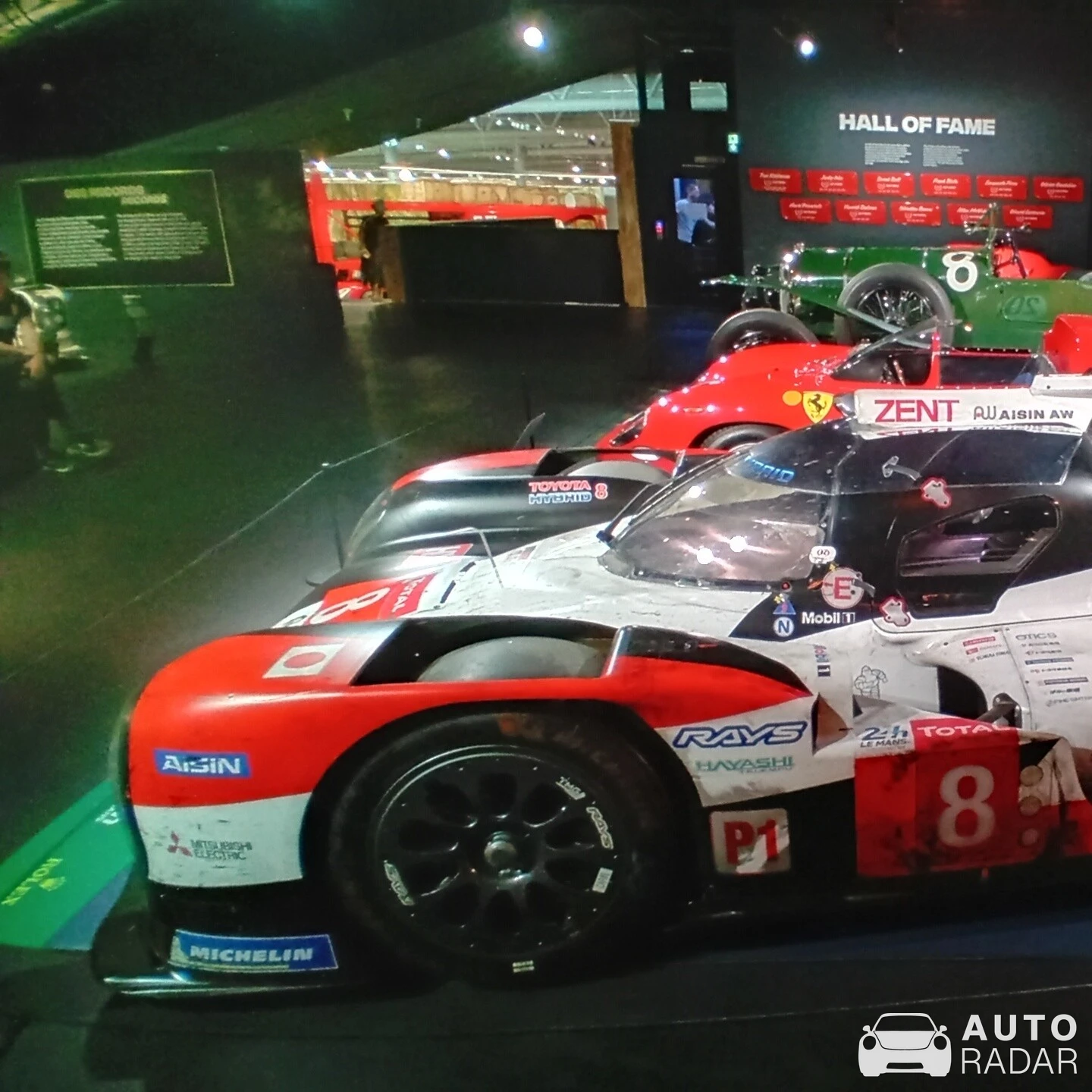 Toyota TS050 Hybrid spotted in Le Mans