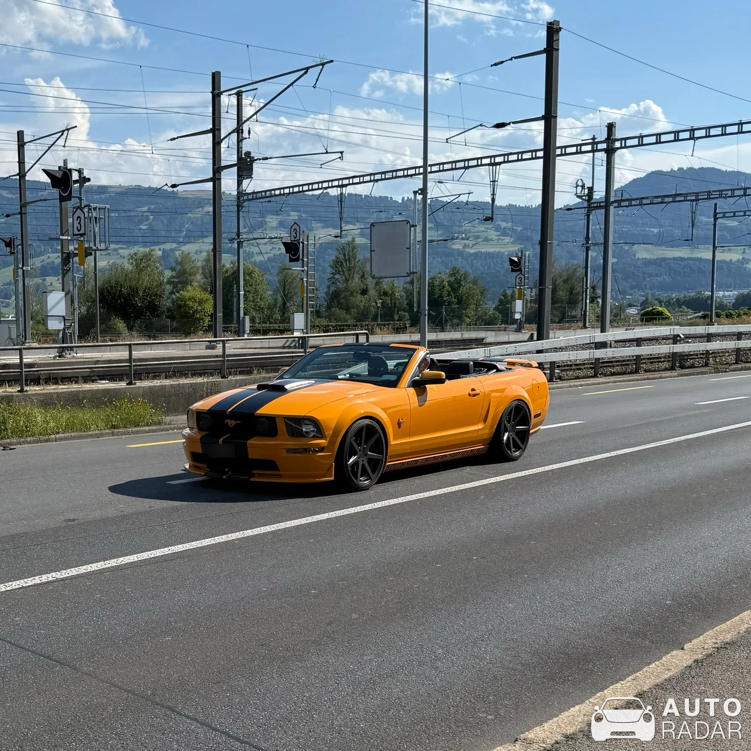 Ford Mustang GT spotted in Rapperswil SG