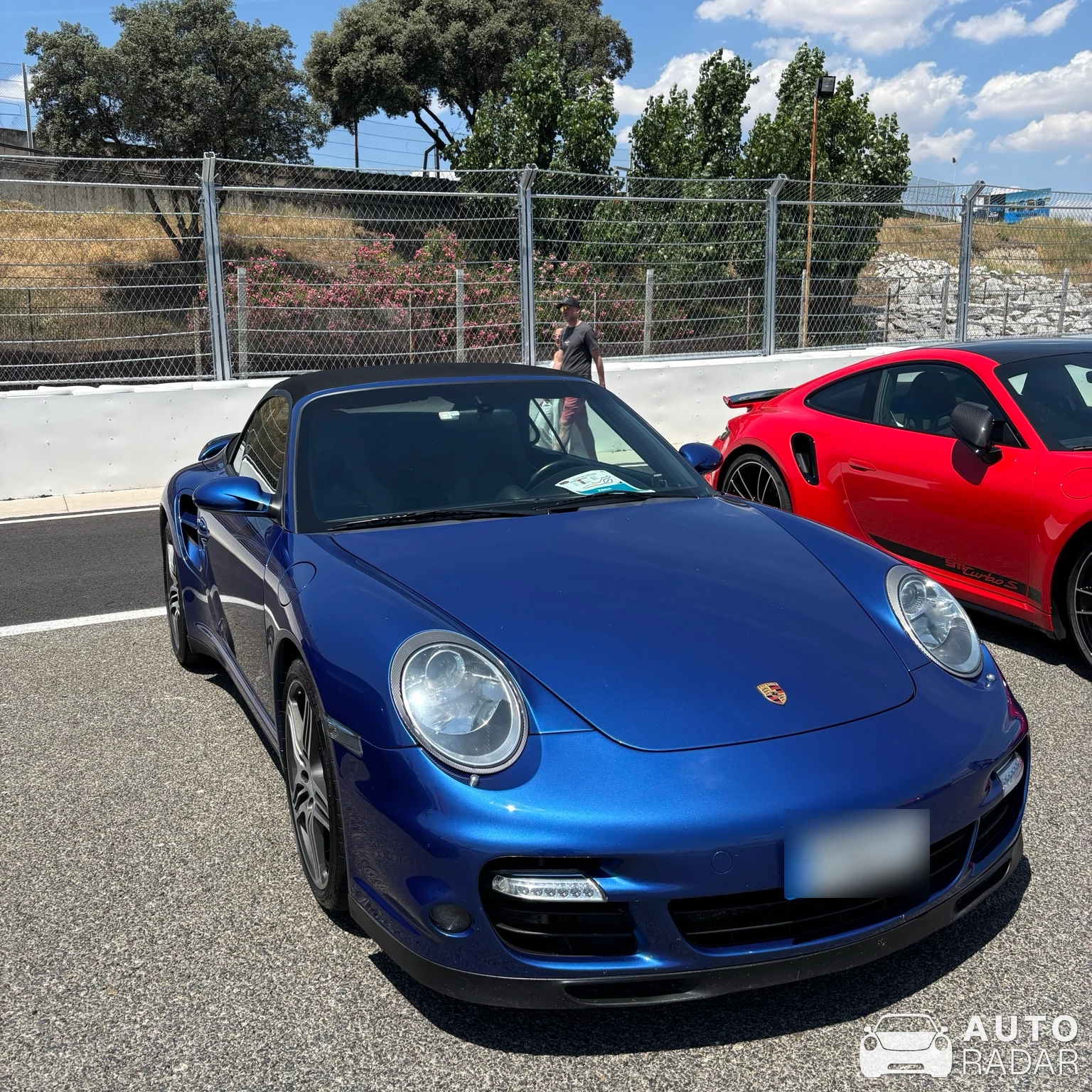 Porsche 997 Turbo Cabriolet spotted in San Sebastián de los Reyes