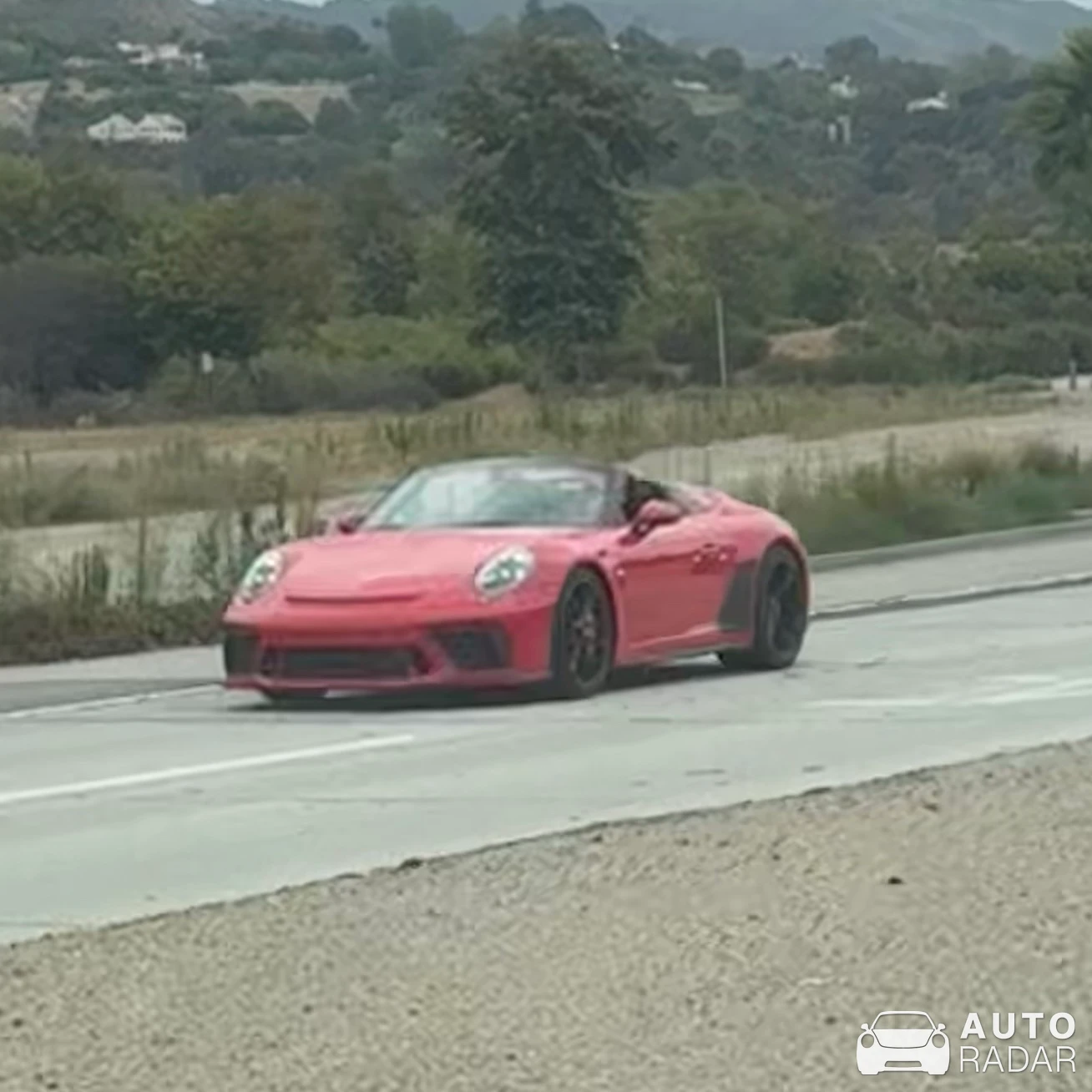 Porsche 991 Speedster spotted in Malibu