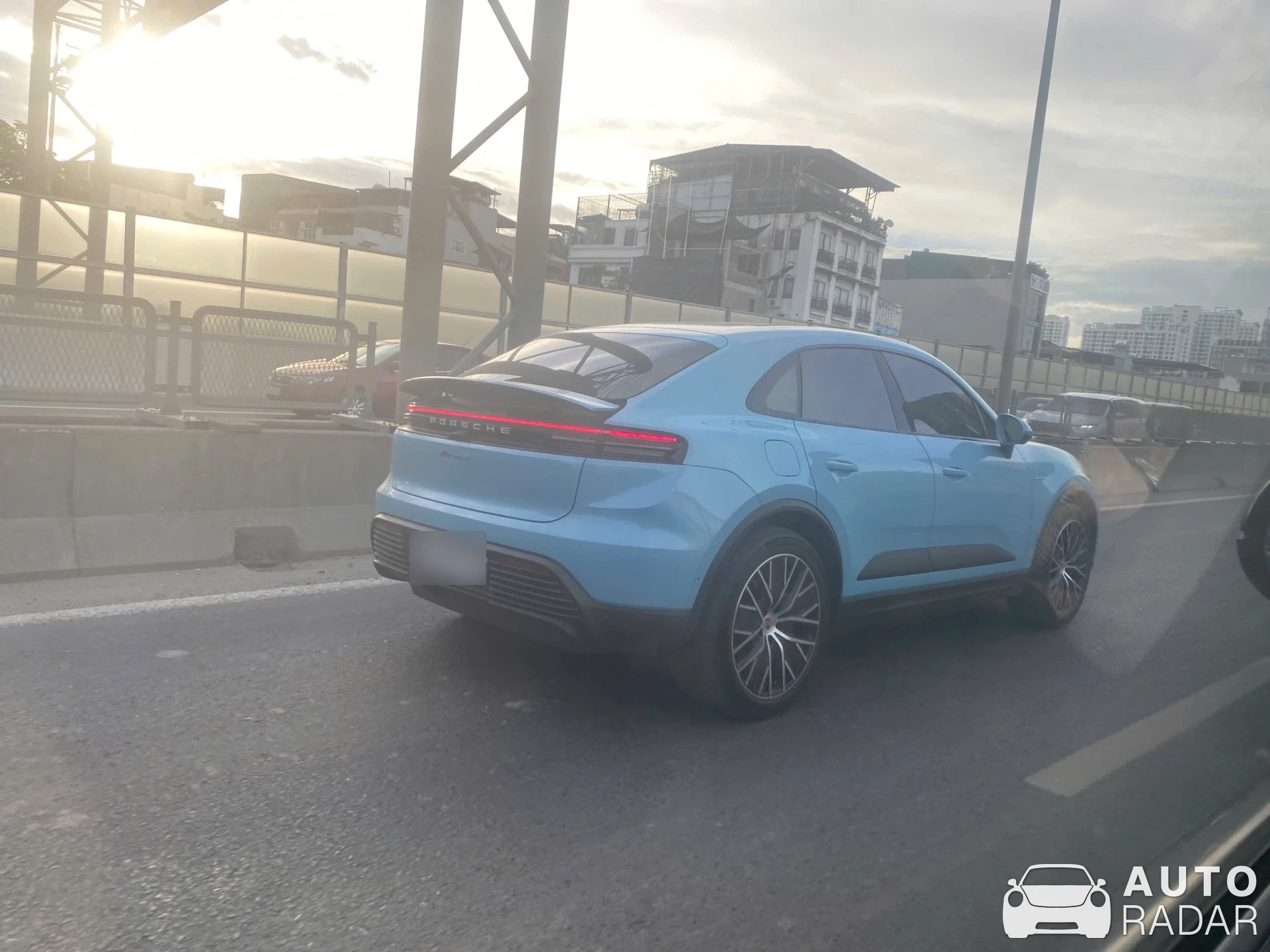 Porsche Macan 4 EV spotted in Hanoi