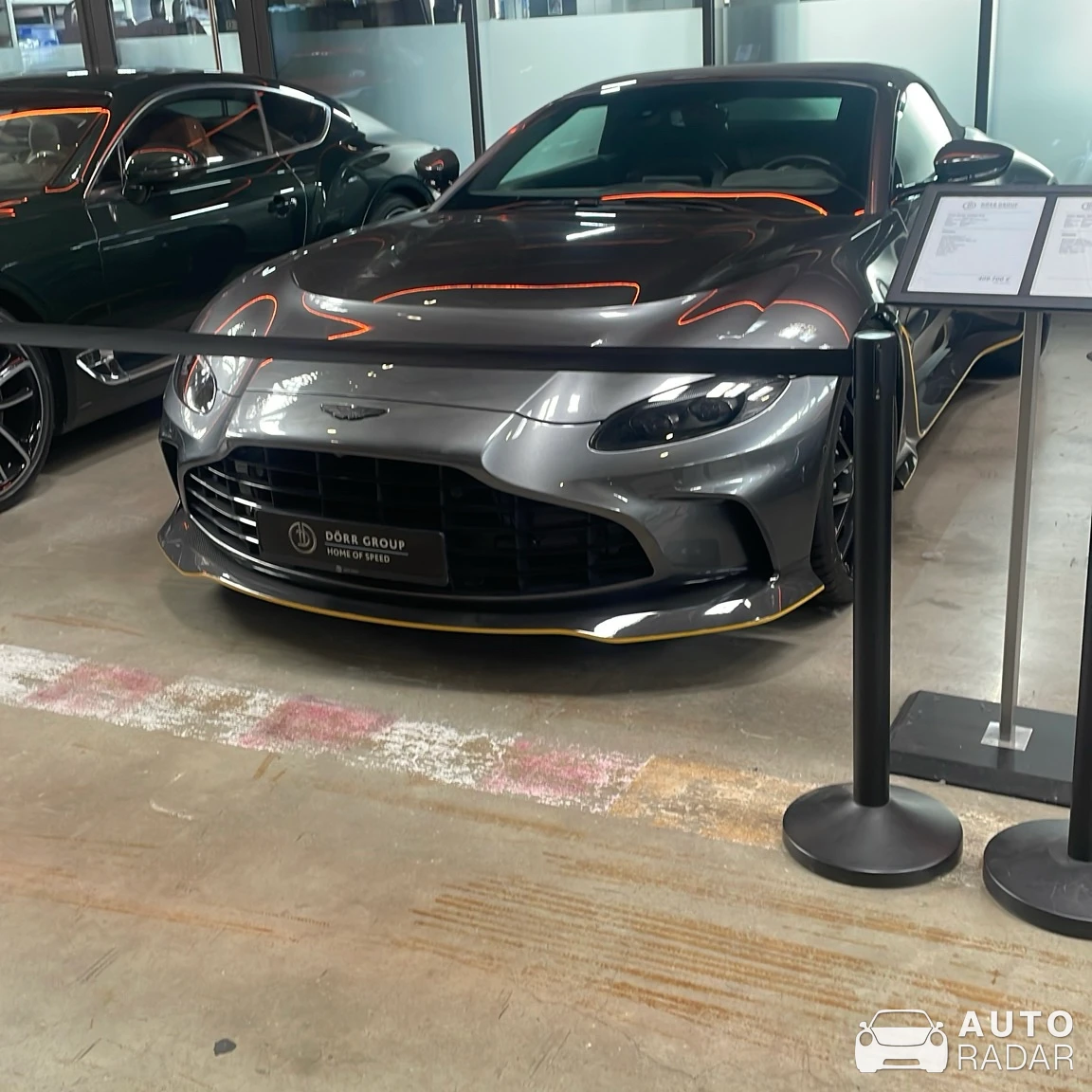 Aston Martin V12 Vantage 2023 spotted in Munich