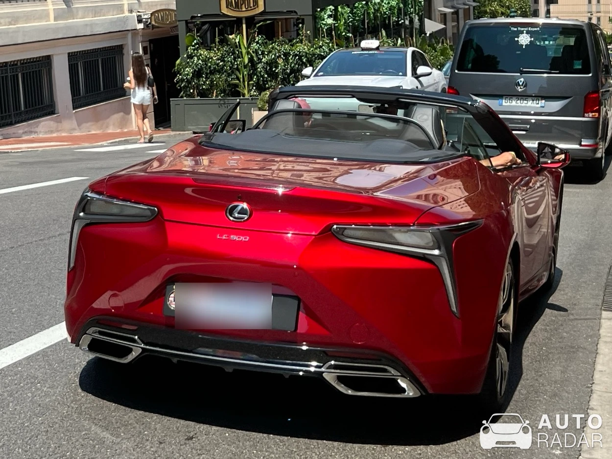 Lexus LC 500 Convertible spotted in Monaco