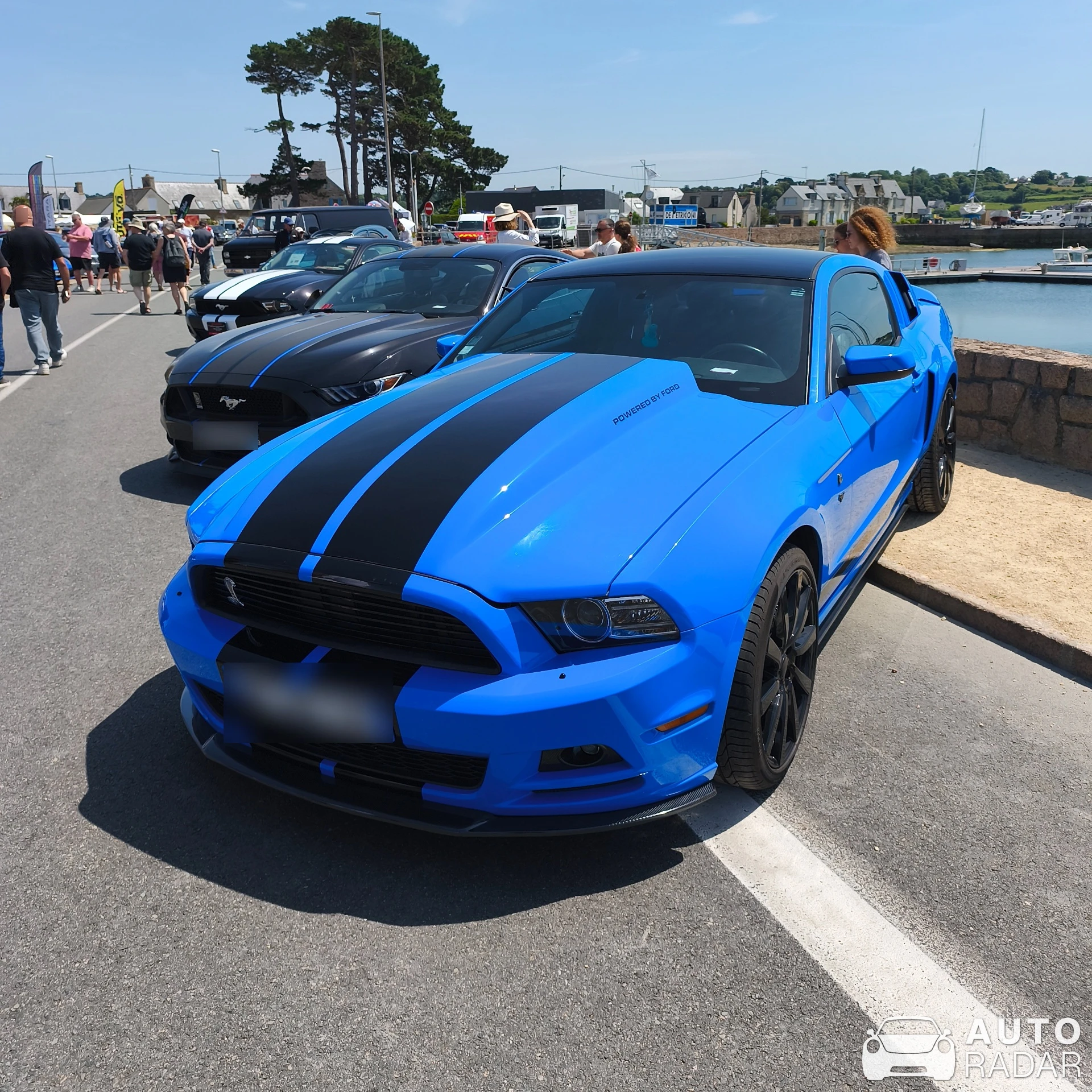 Ford Mustang S197 spotted in Perros-Guirec
