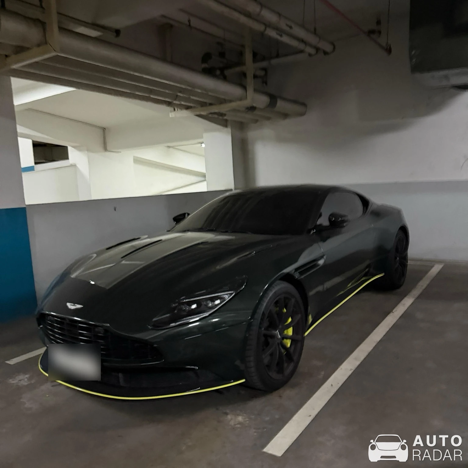 Aston Martin DB11 V8 spotted in West Jakarta
