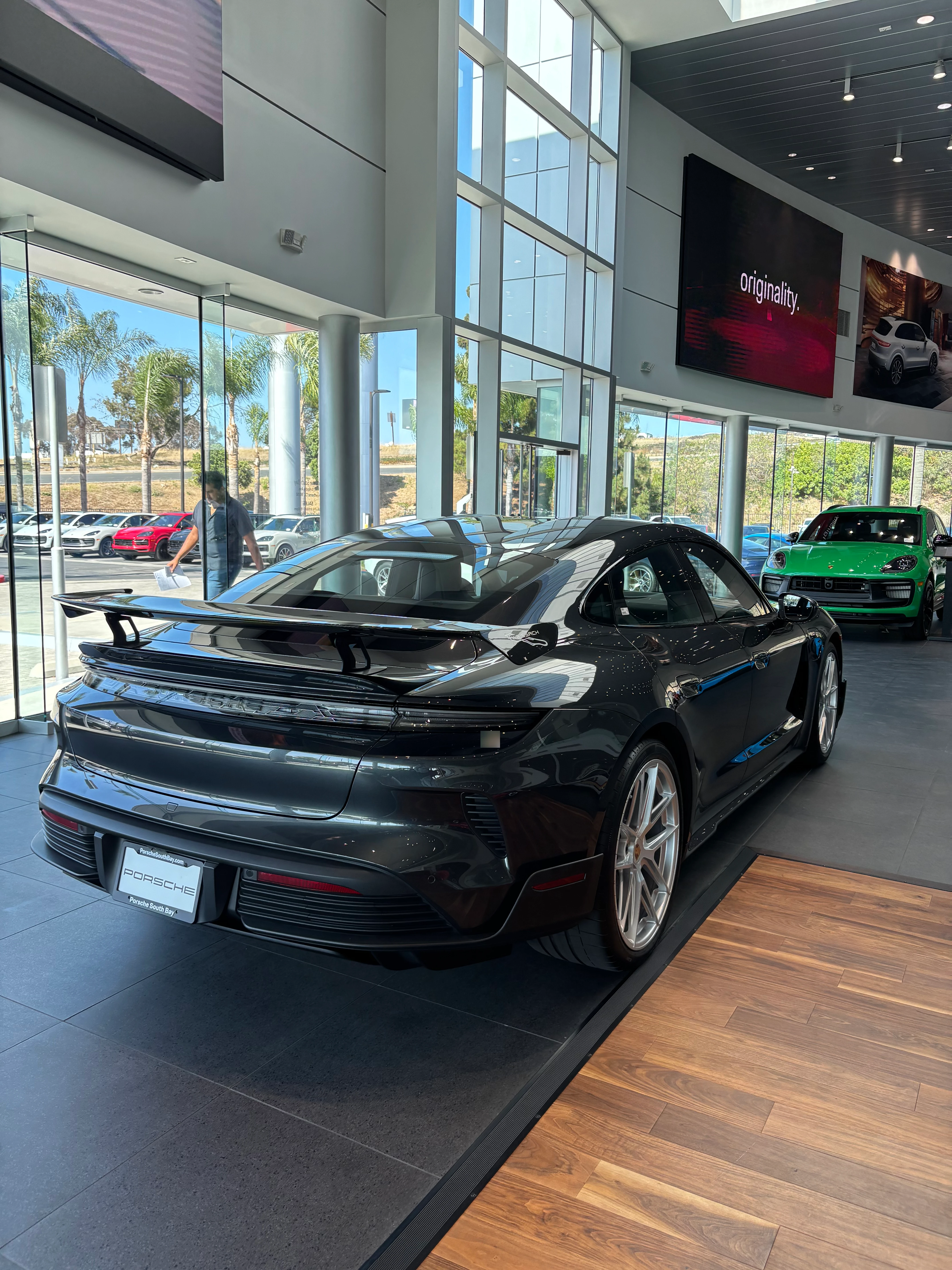 Porsche Taycan Turbo GT Weissach spotted in Hawthorne
