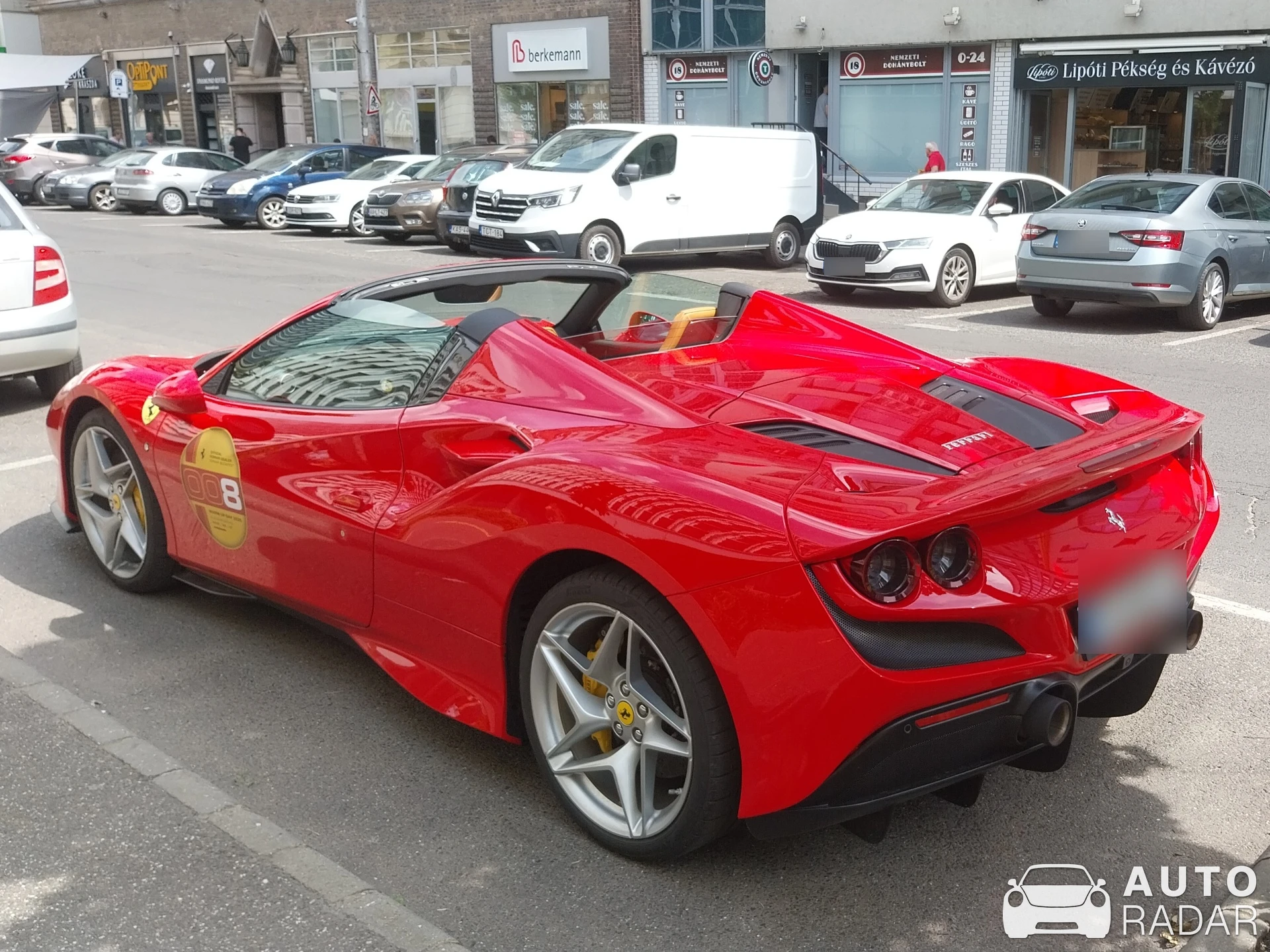 Ferrari F8 Spider spotted in Debrecen