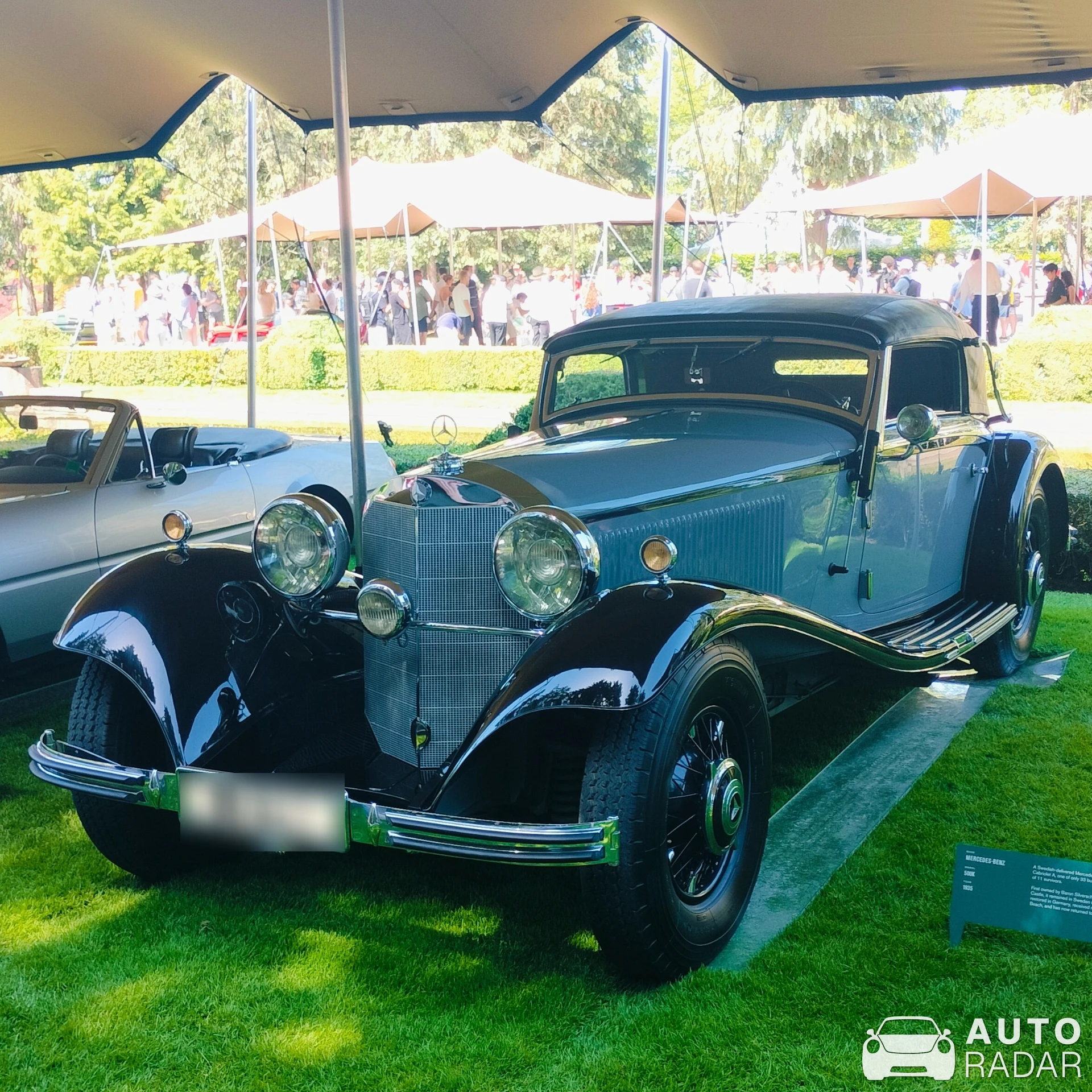 Mercedes-Benz 500K spotted in Båstad