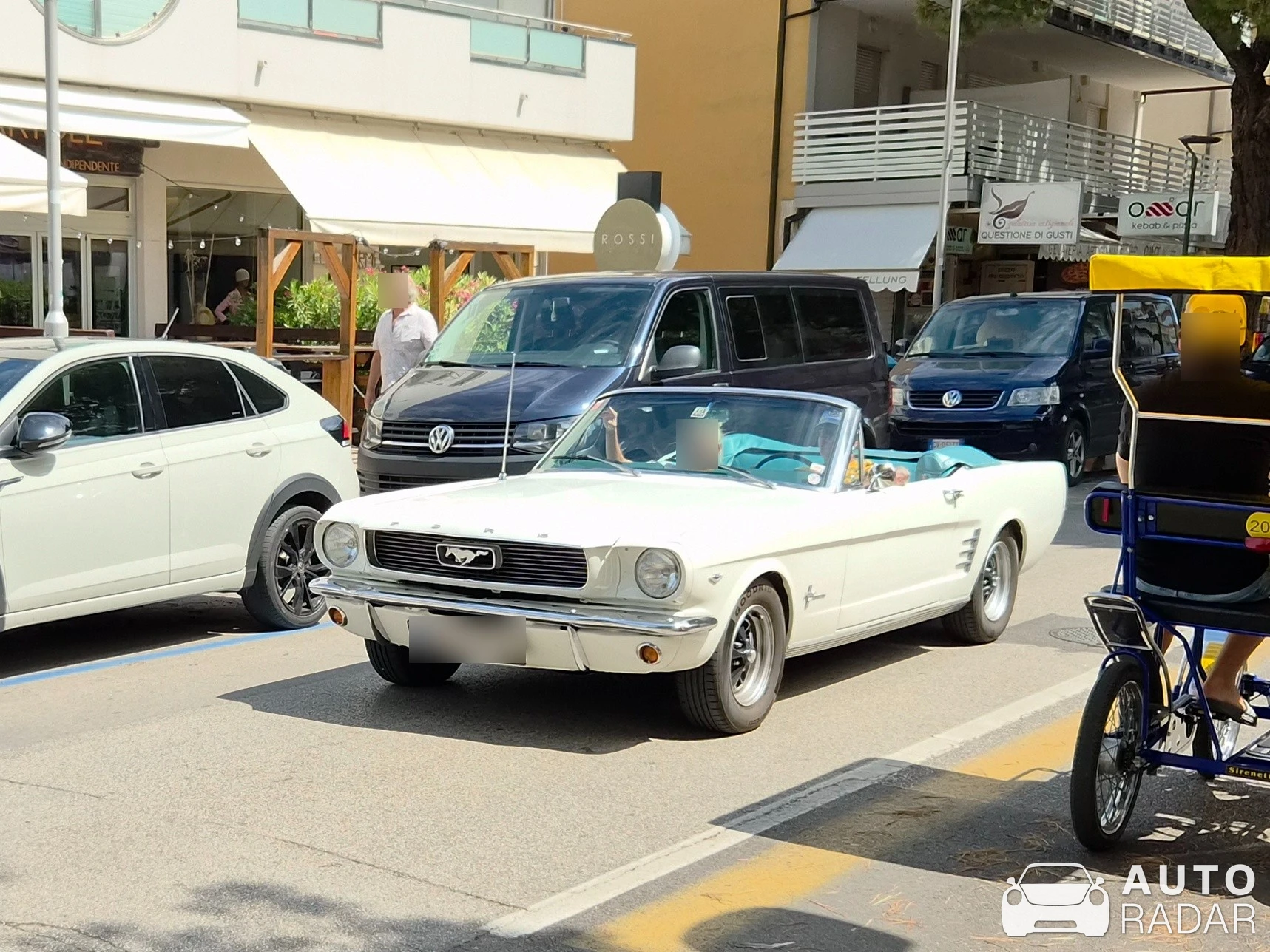 Ford Mustang GT Convertible spotted in Lido di Jesolo