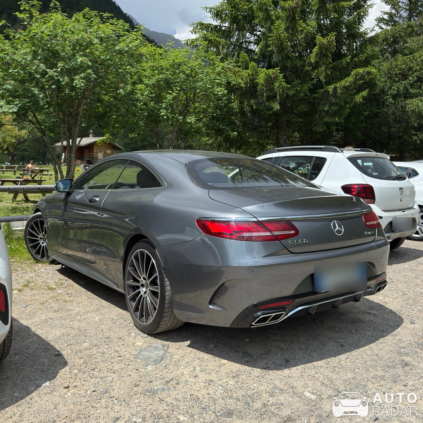 Mercedes-Benz S-Klasse Coupé C217 spotted in Ponte di Legno