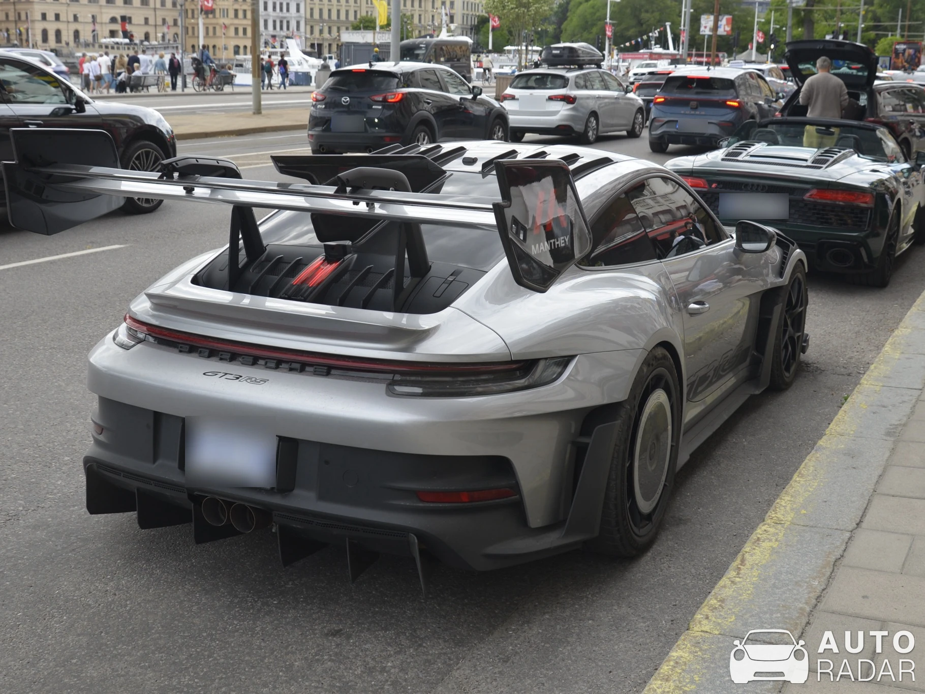Porsche 992 GT3 RS MkI MR spotted in Stockholm