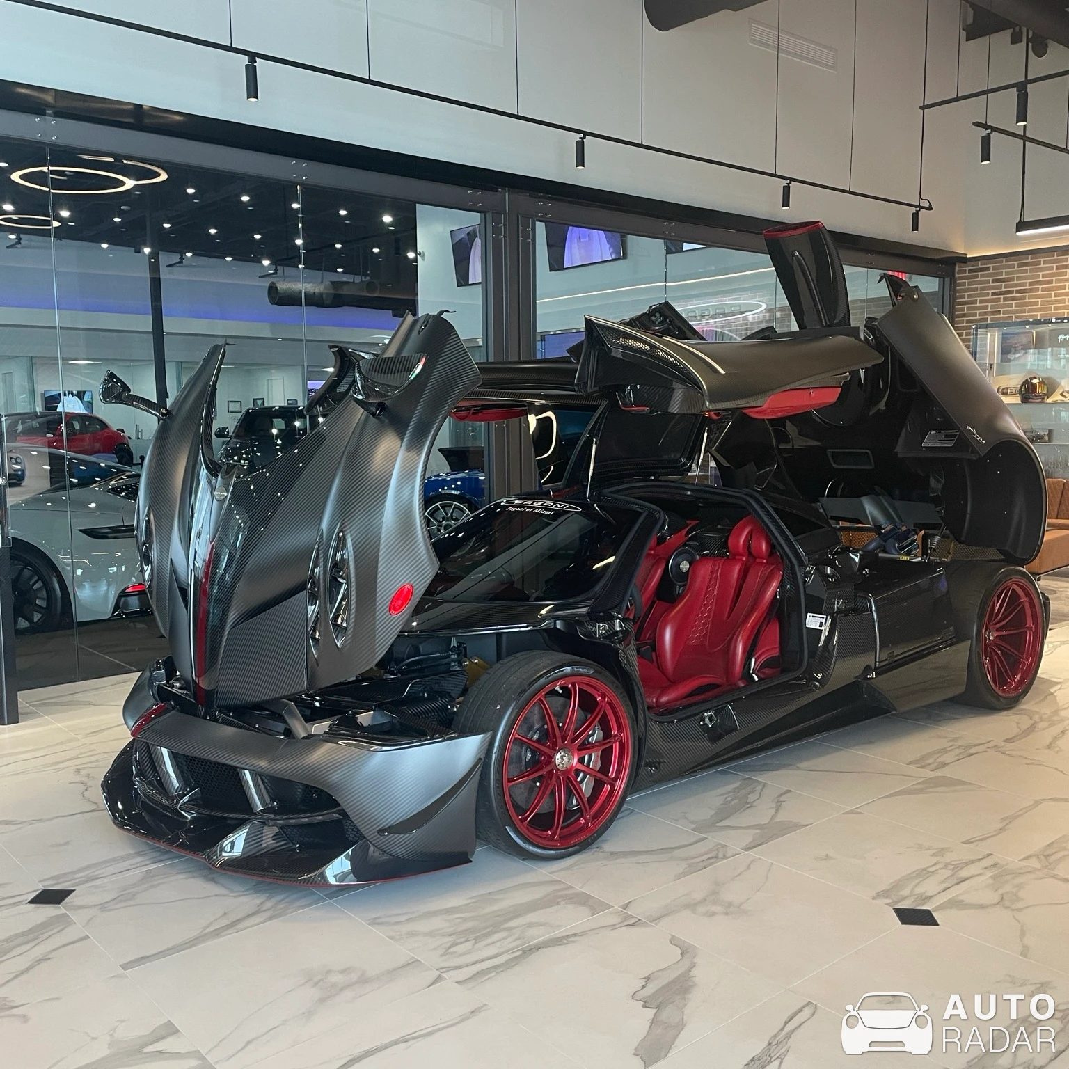 Pagani Huayra spotted in North Miami Beach