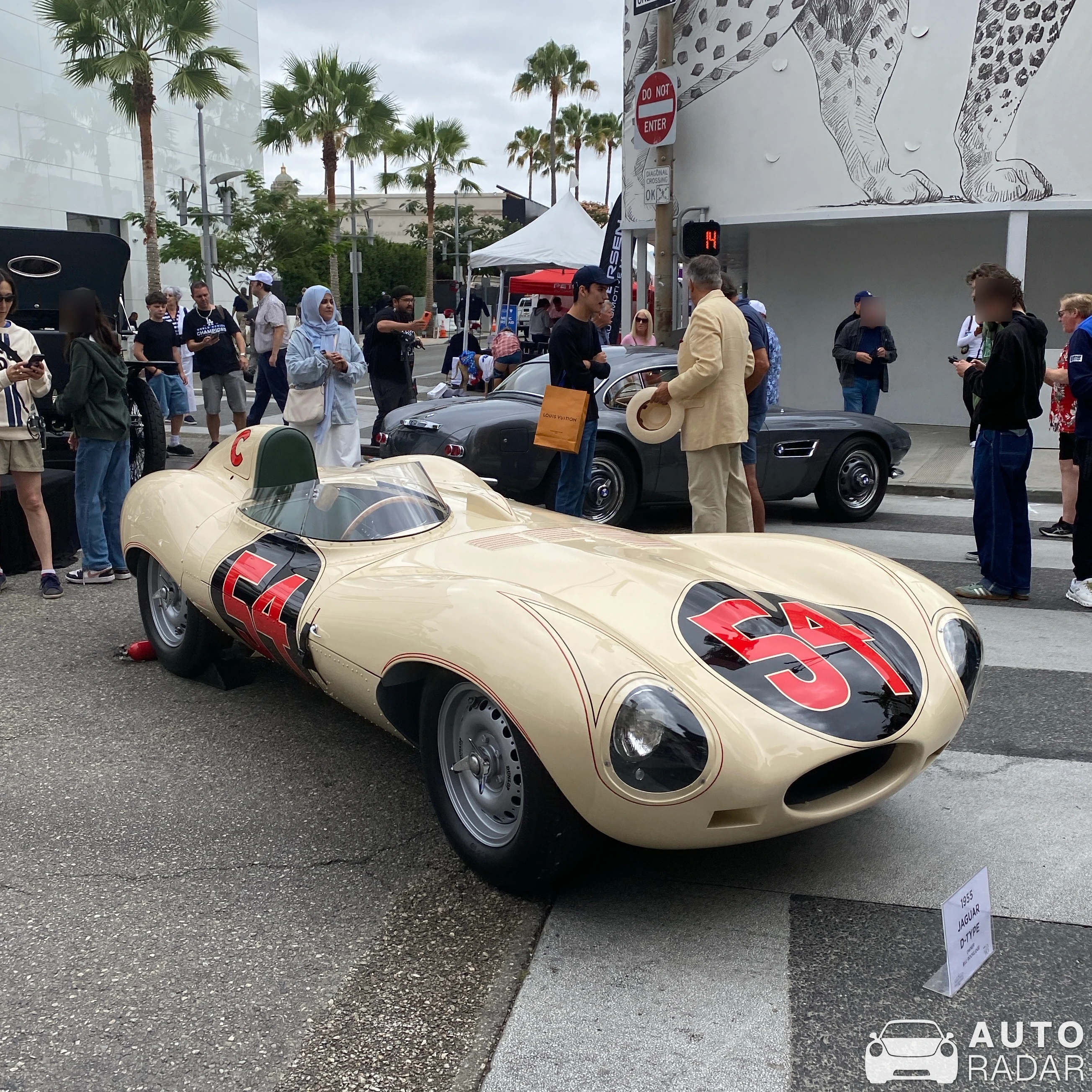 Jaguar D-Type spotted in Beverly Hills