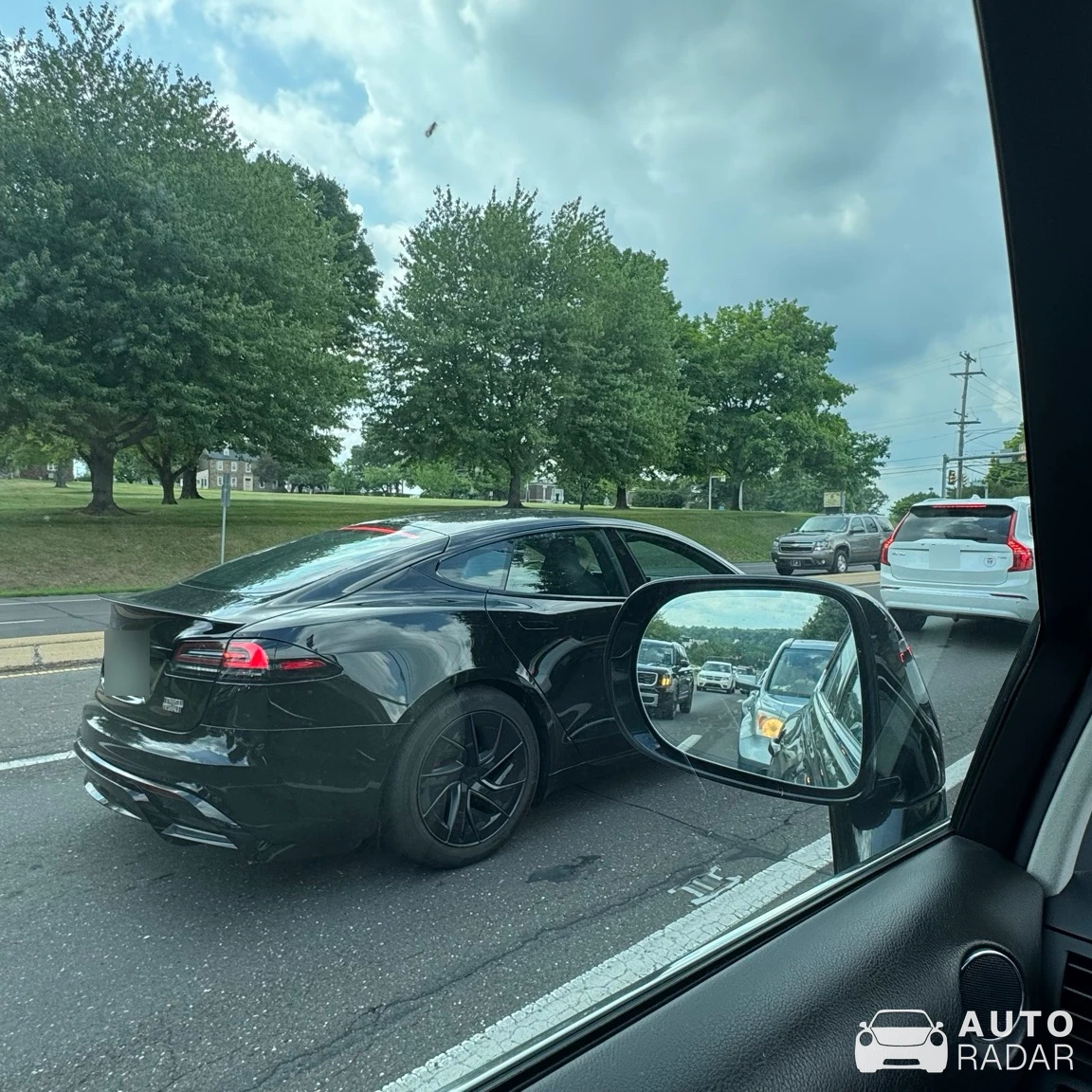 Tesla Model S spotted in Warrington
