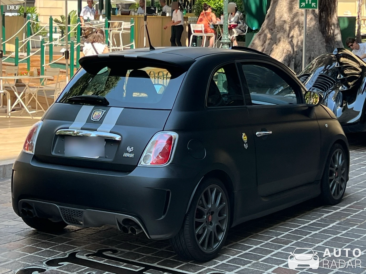 Abarth 695 Tributo Ferrari spotted in Monaco