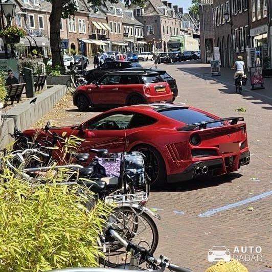 Ferrari F12berlinetta Novitec Rosso spotted in Kesteren
