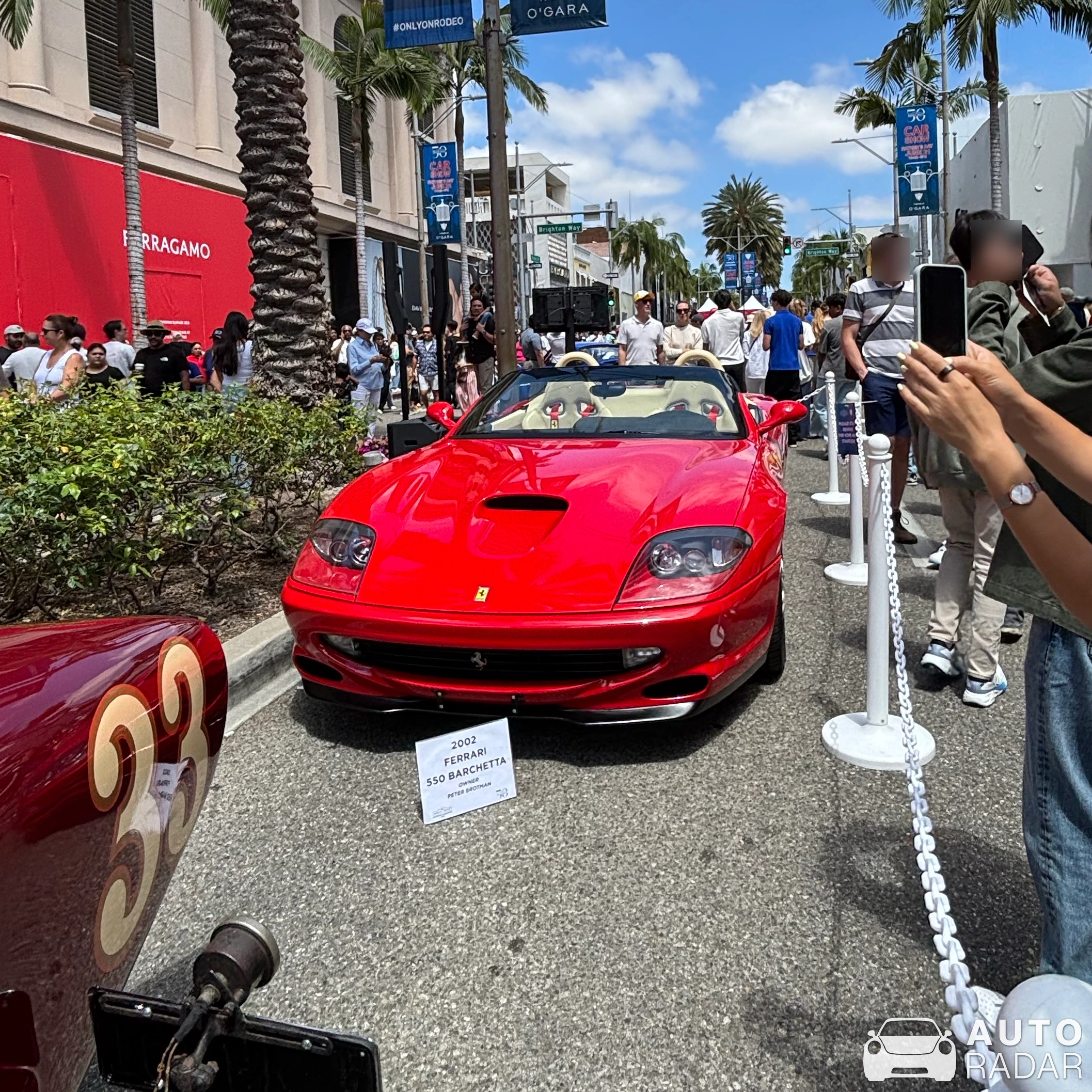 Ferrari 550 Barchetta Pininfarina spotted in Beverly Hills