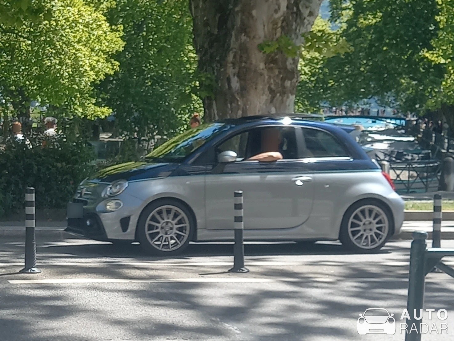 Abarth 595 Pista spotted in Annecy