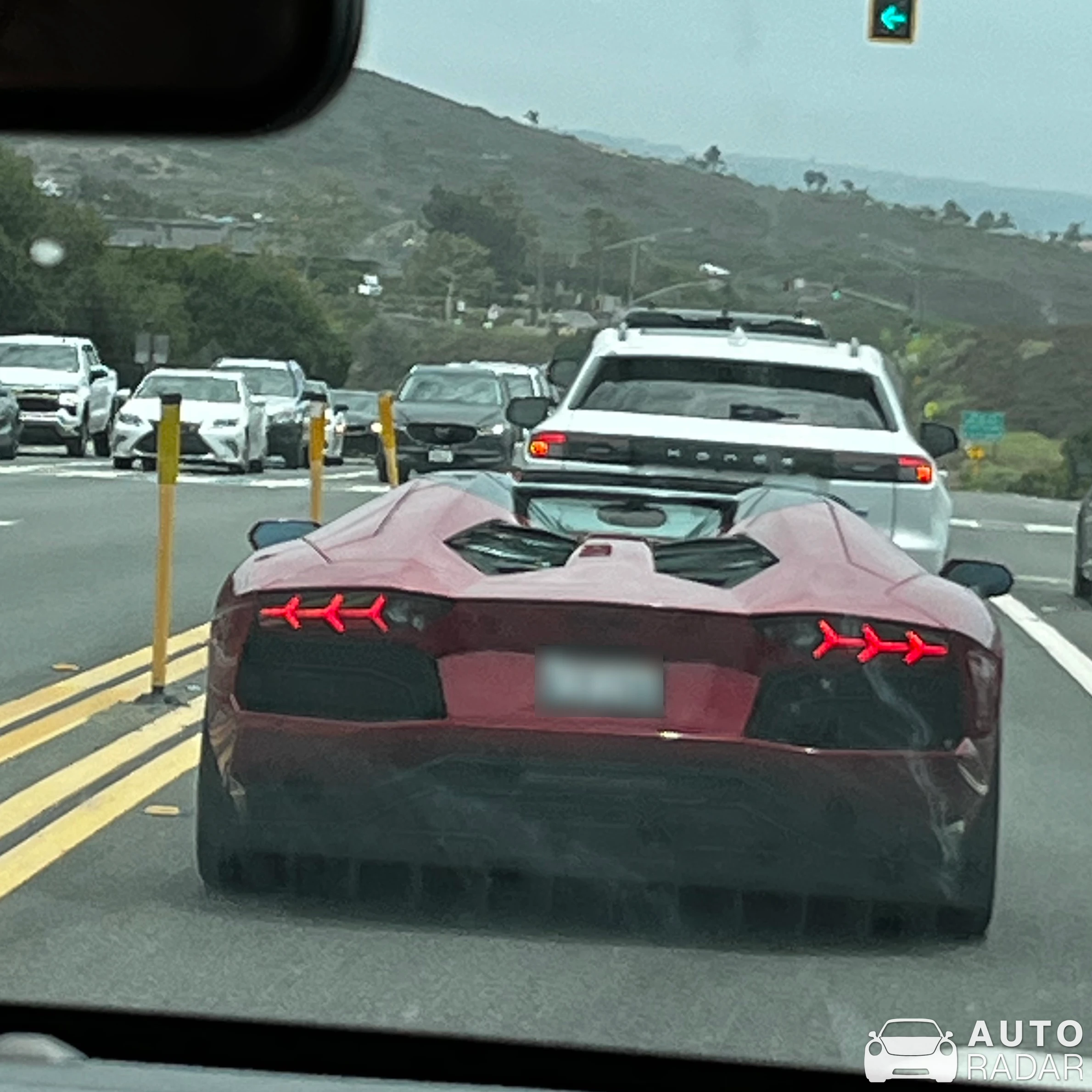 Lamborghini Aventador LP700-4 Roadster spotted in Irvine