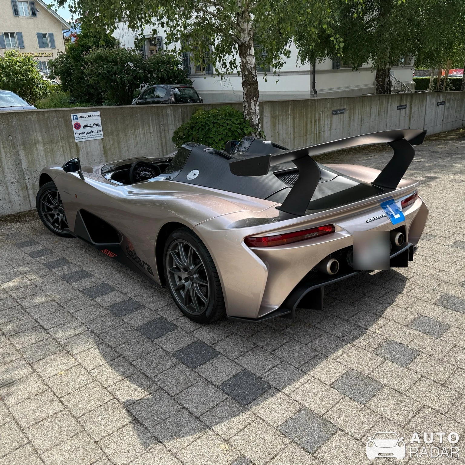 Dallara Stradale Barchetta spotted in Rapperswil SG