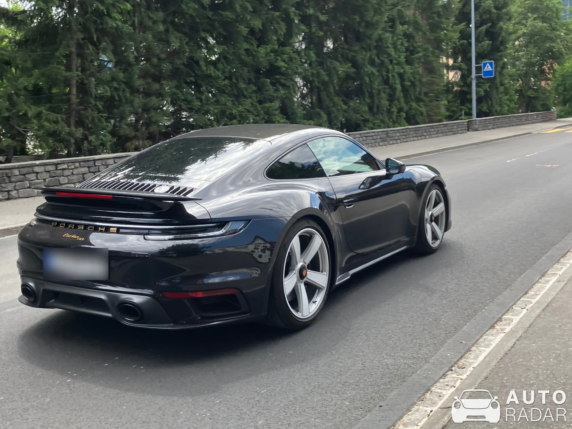 Porsche 992 Turbo 50 spotted in Davos Dorf