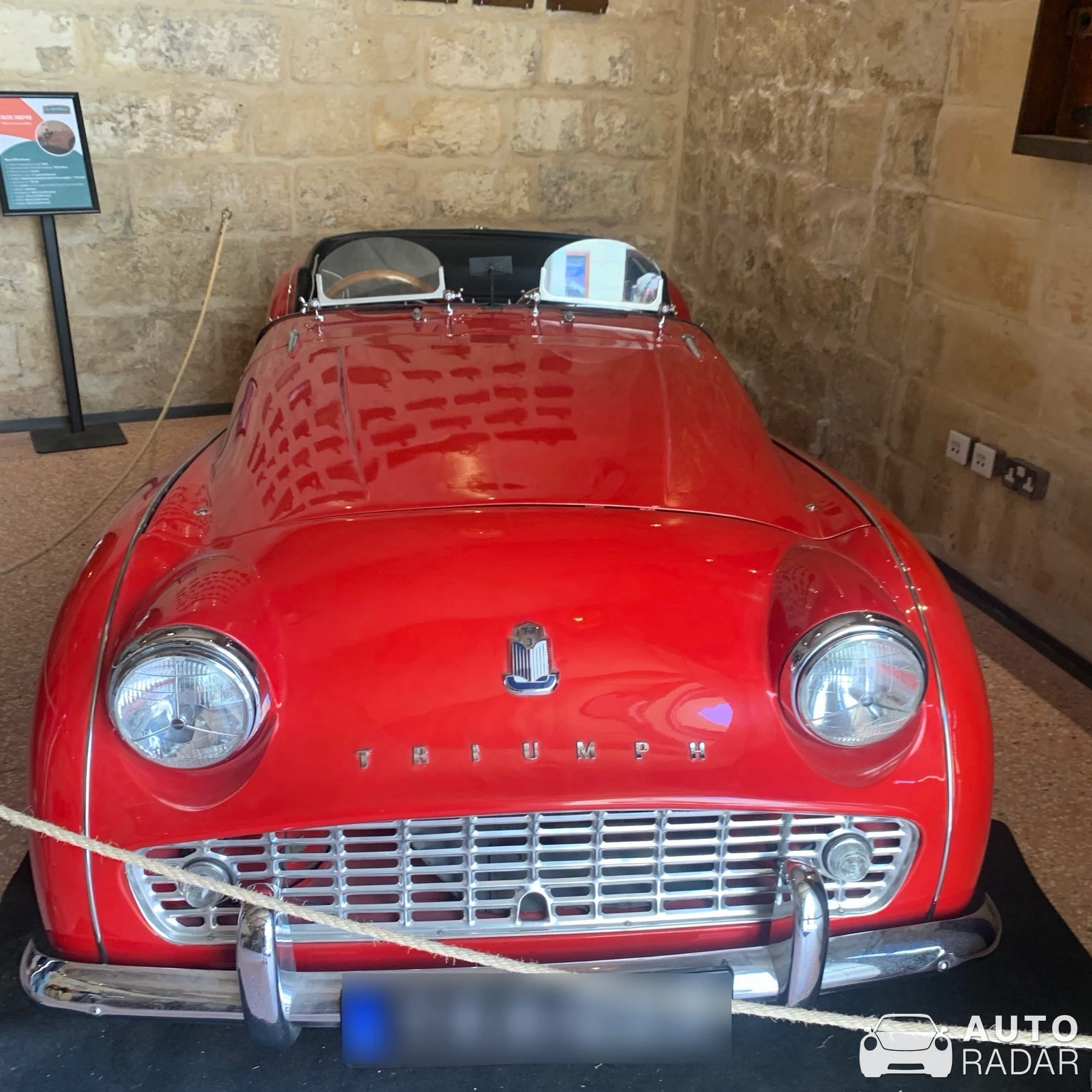 Triumph TR3 spotted in Valletta