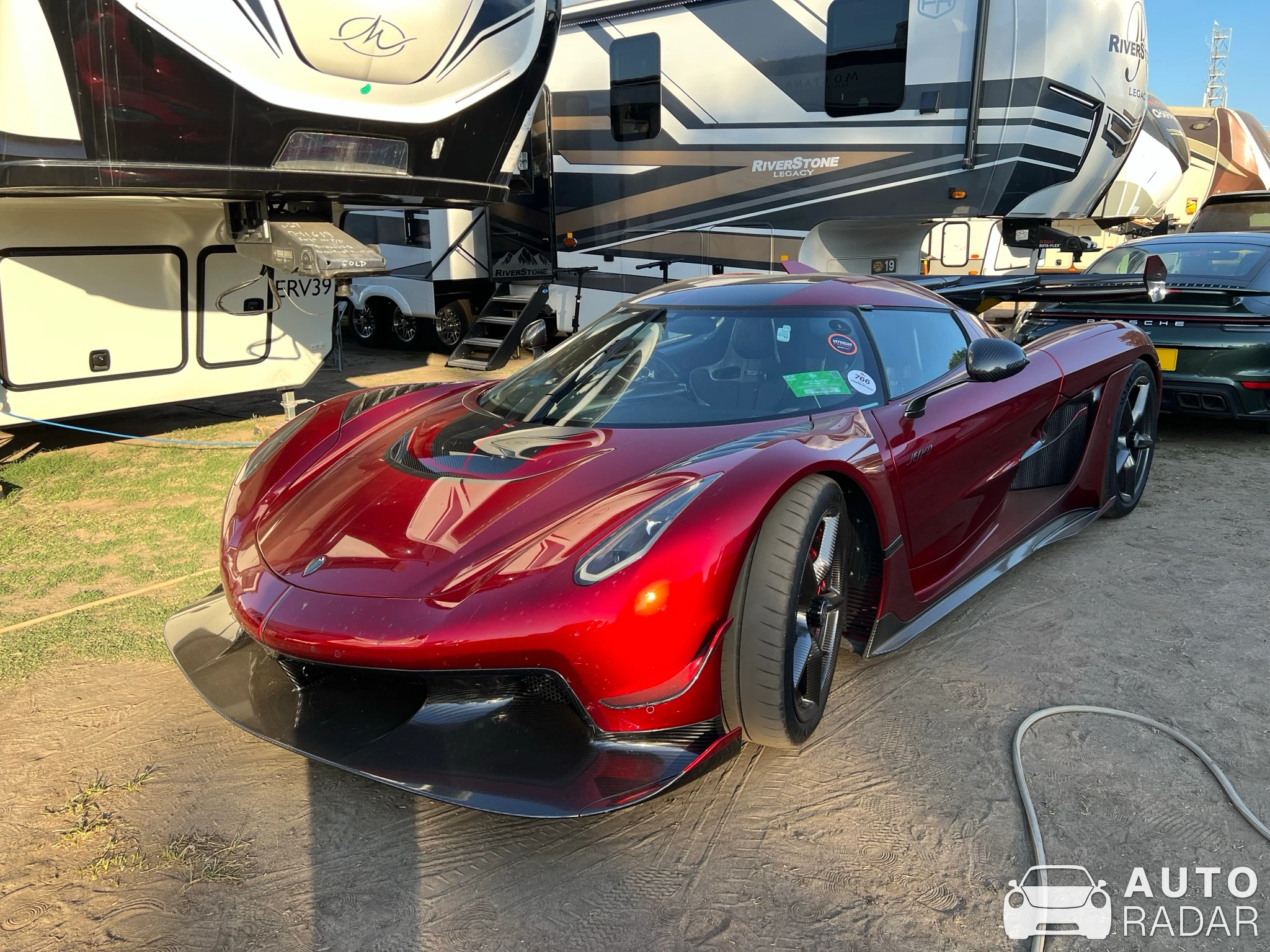 Koenigsegg Jesko Attack spotted in Le Mans