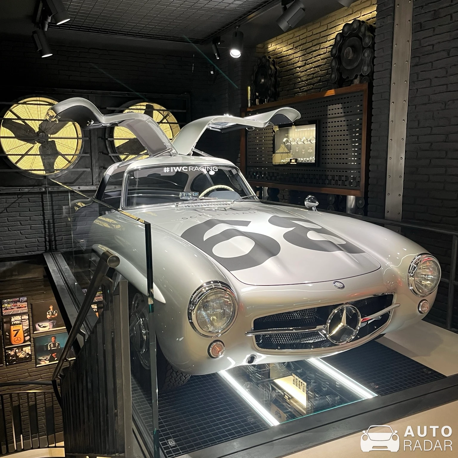Mercedes-Benz 300 SL Gullwing IWC Schaffhausen spotted in Zürich