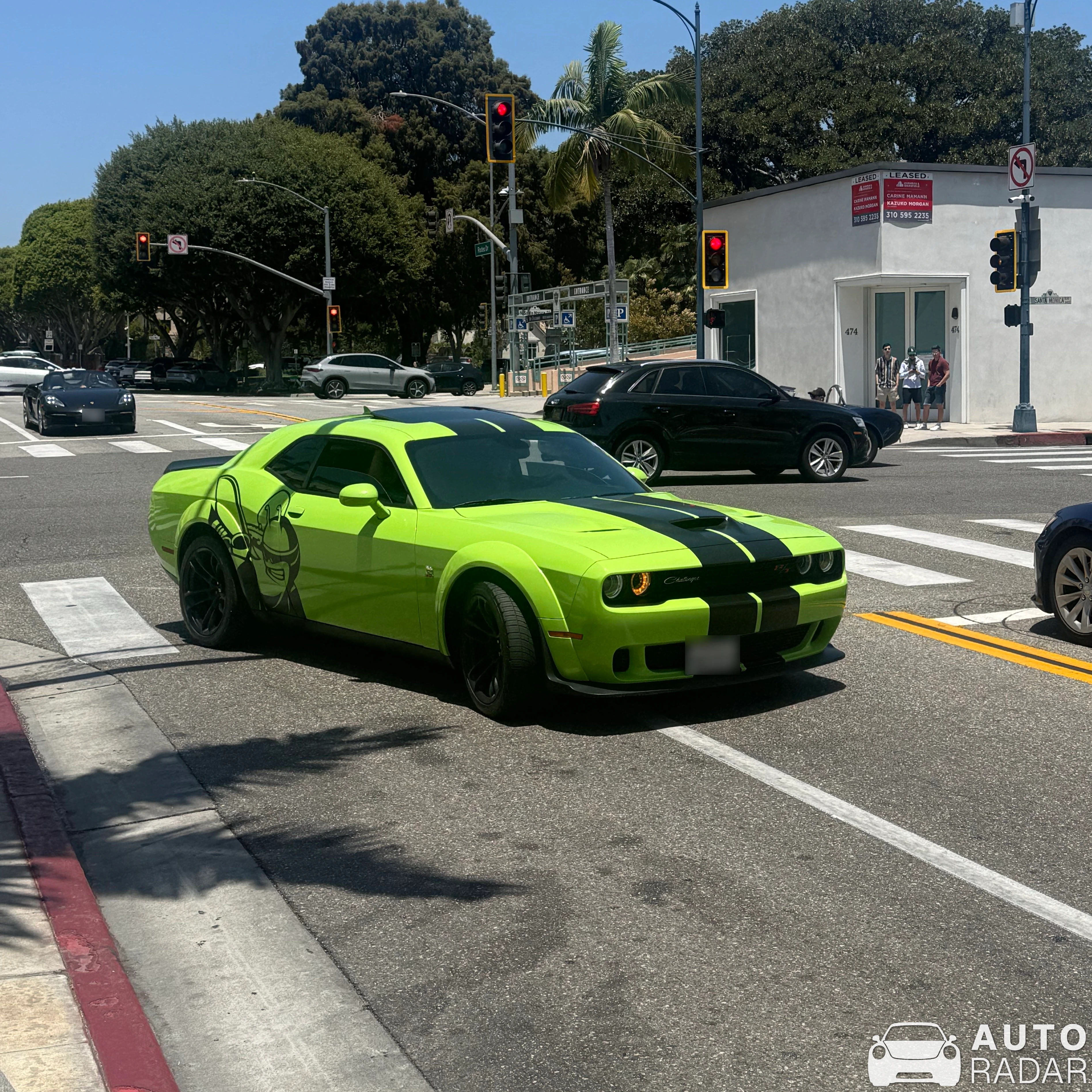 Dodge Challenger R/T Scat Pack Widebody spotted in Beverly Hills, United States