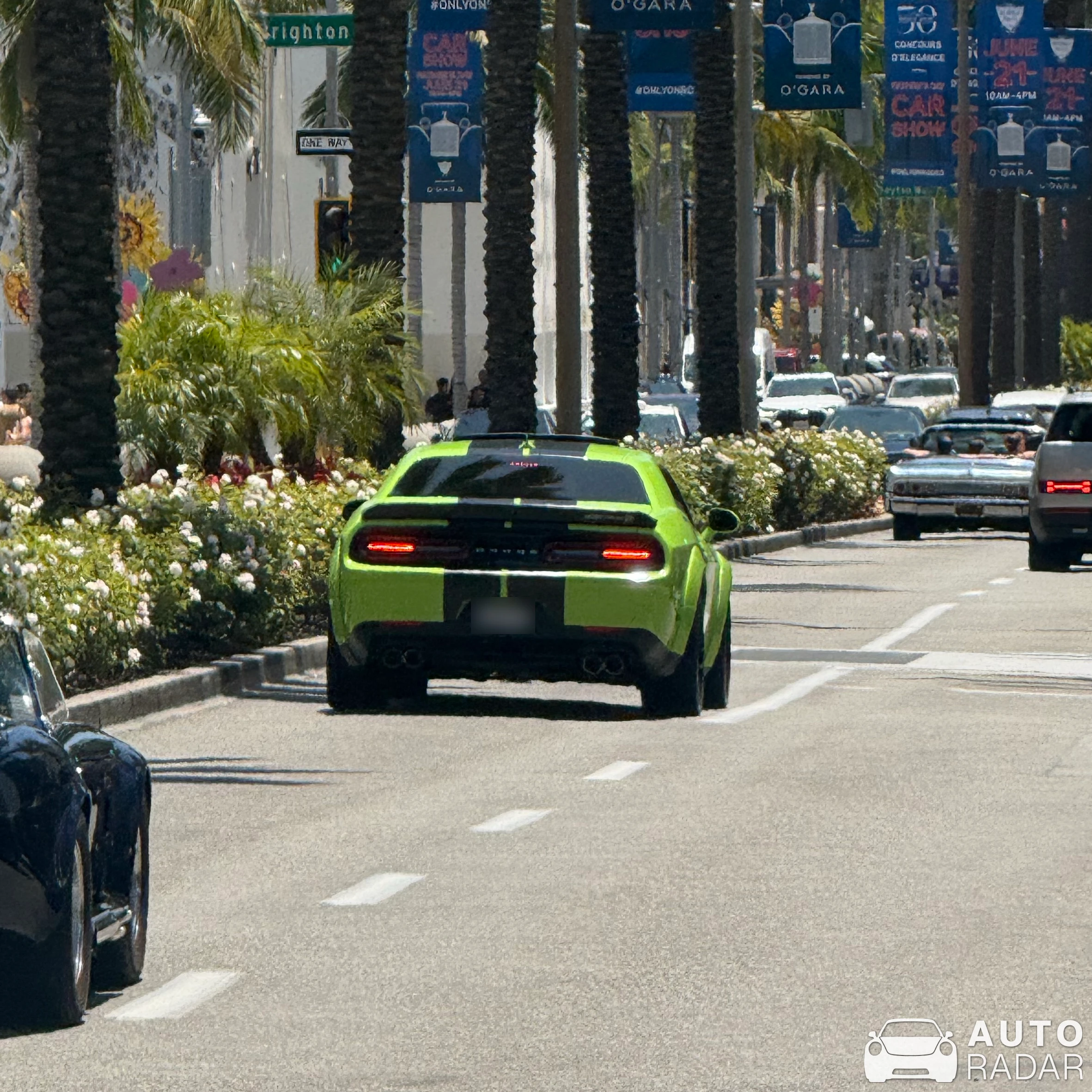 Dodge Challenger R/T Scat Pack Widebody spotted in Beverly Hills