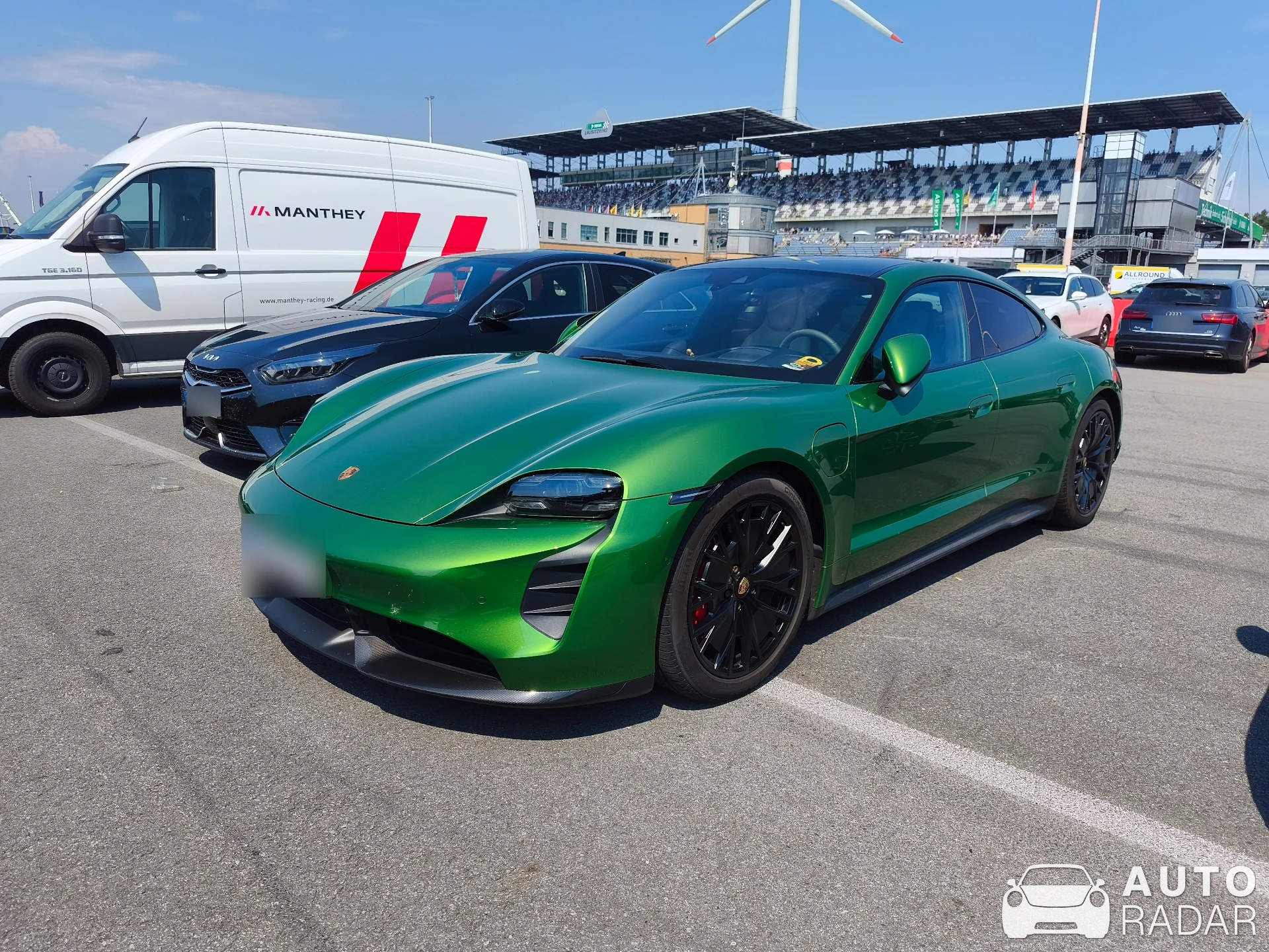 Porsche Taycan GTS spotted in Schipkau