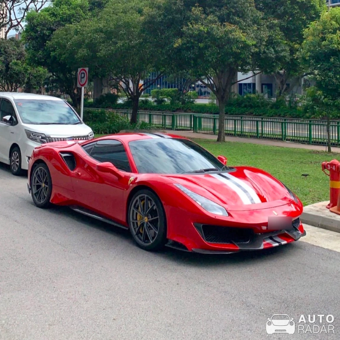 Ferrari 488 Pista spotted in Singapore