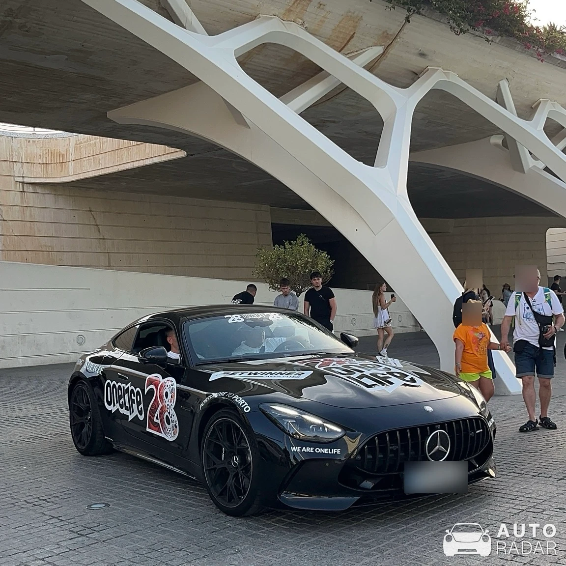Mercedes-AMG GT C190 spotted in Manises