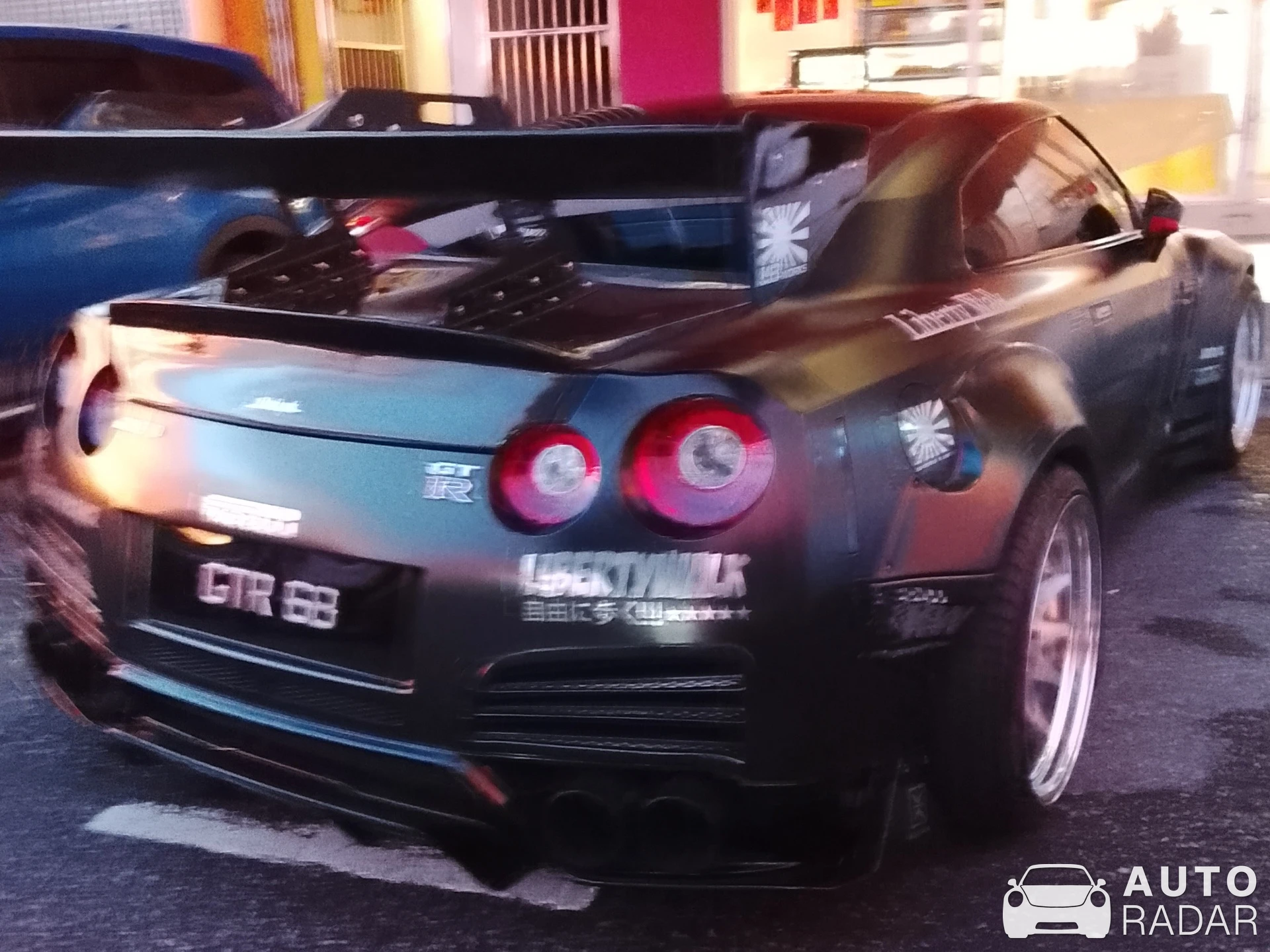 Nissan GT-R R35 Liberty Walk Widebody spotted in Sibu