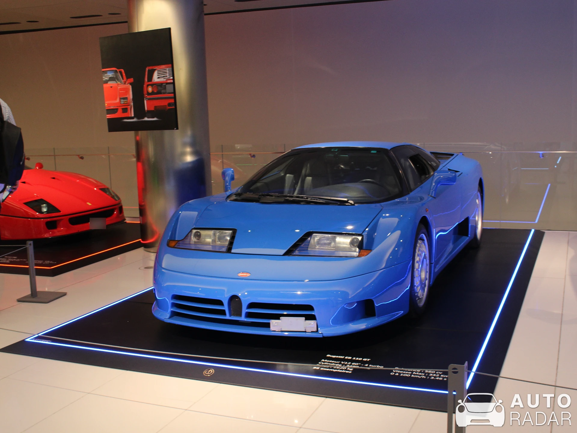 Bugatti EB110 spotted in Monaco