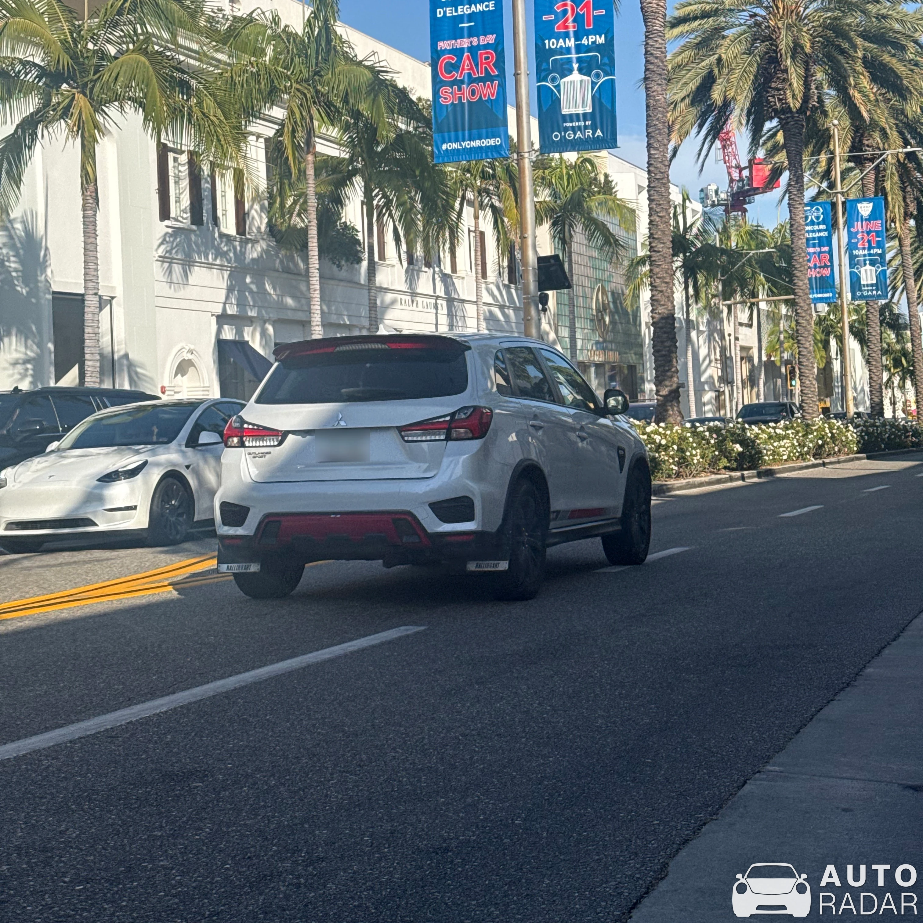 Mitsubishi Outlander spotted in Beverly Hills