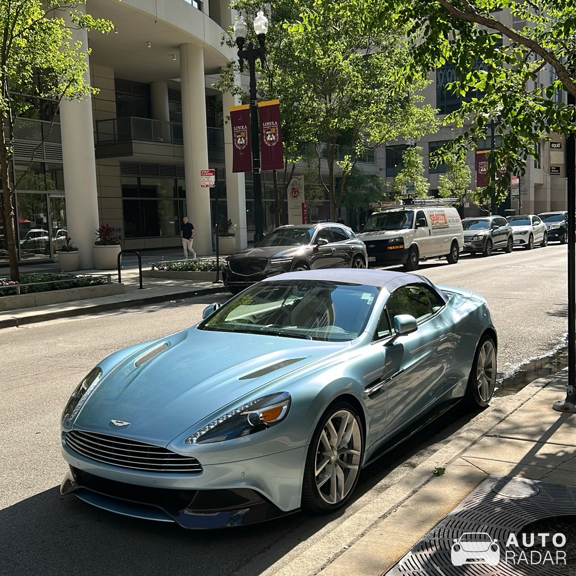 Aston Martin Vanquish Volante spotted in Chicago