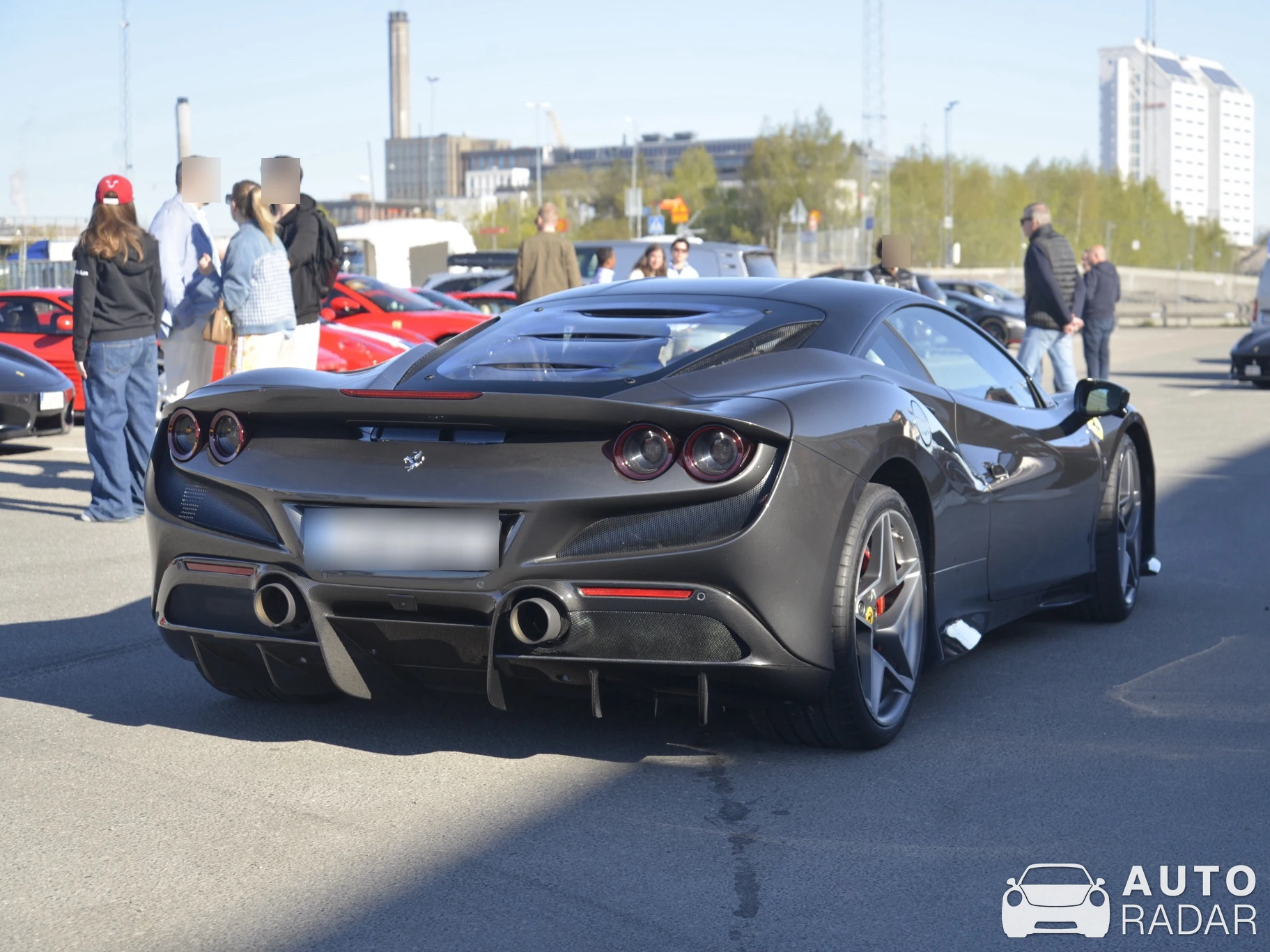 Ferrari F8 Tributo spotted in Stockholm
