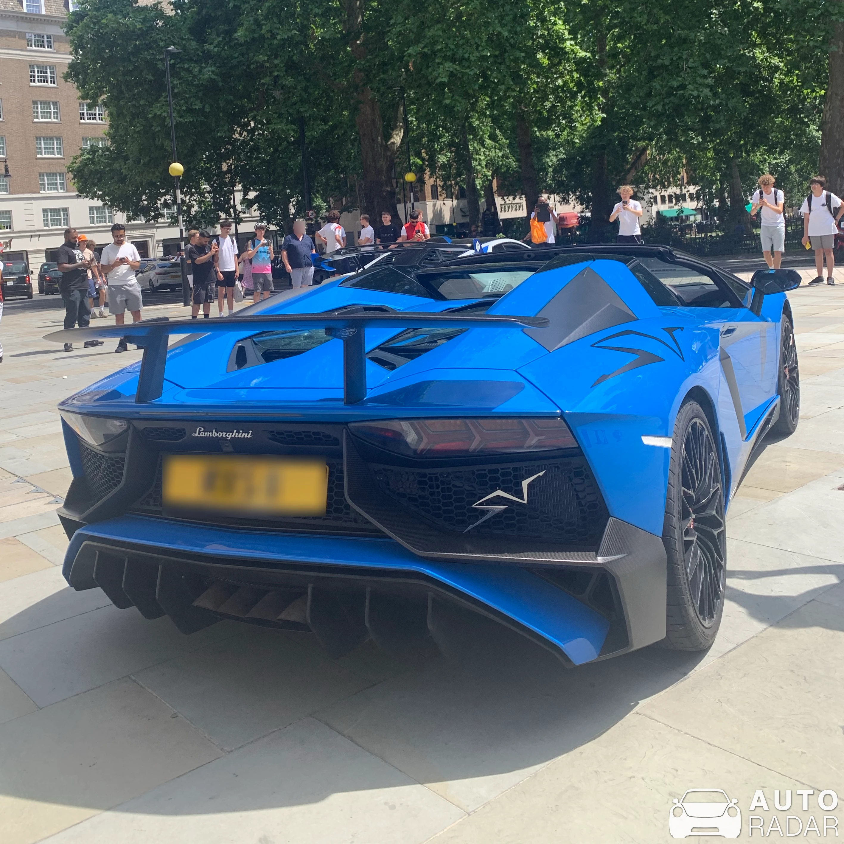 Lamborghini Aventador LP750-4 SuperVeloce Roadster spotted in London