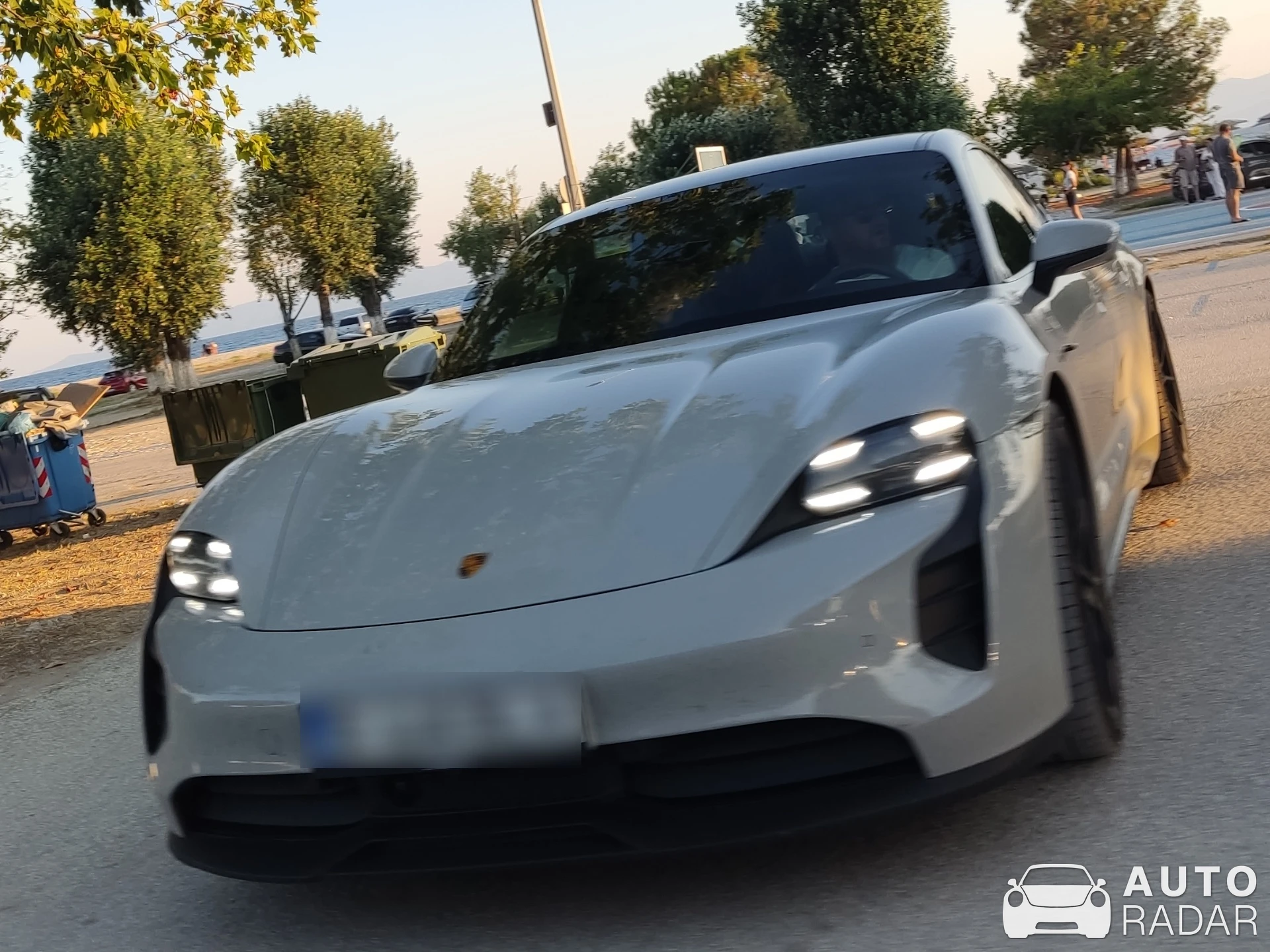 Porsche Taycan spotted in Ofrynio