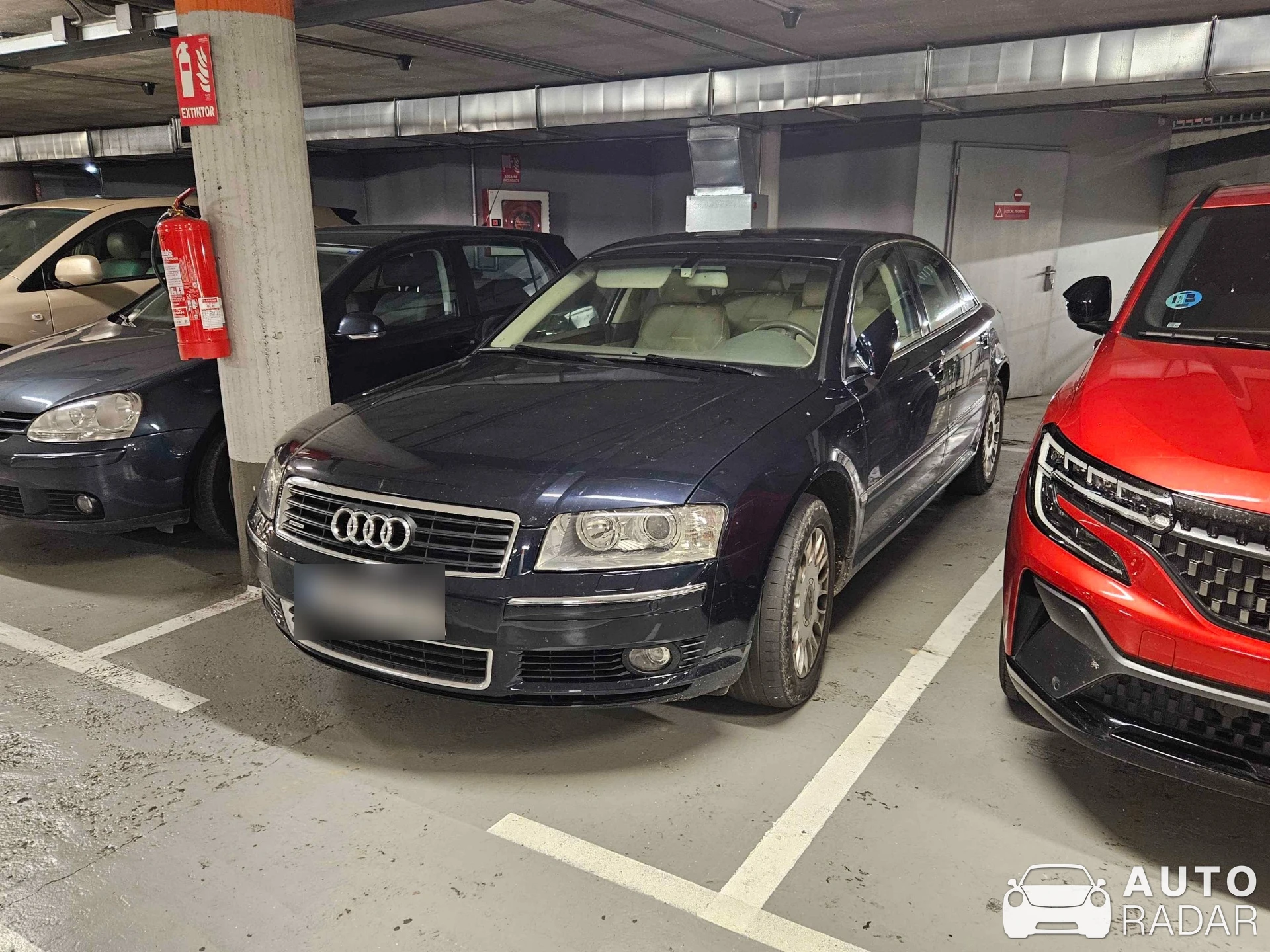 Audi A8 spotted in Zaragoza