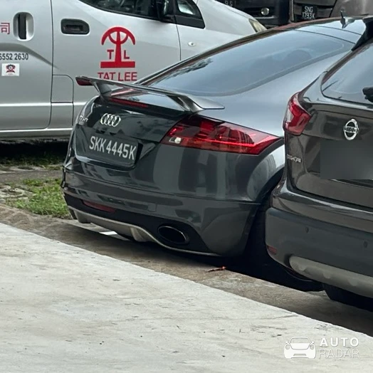 Audi TT-RS spotted in Singapore