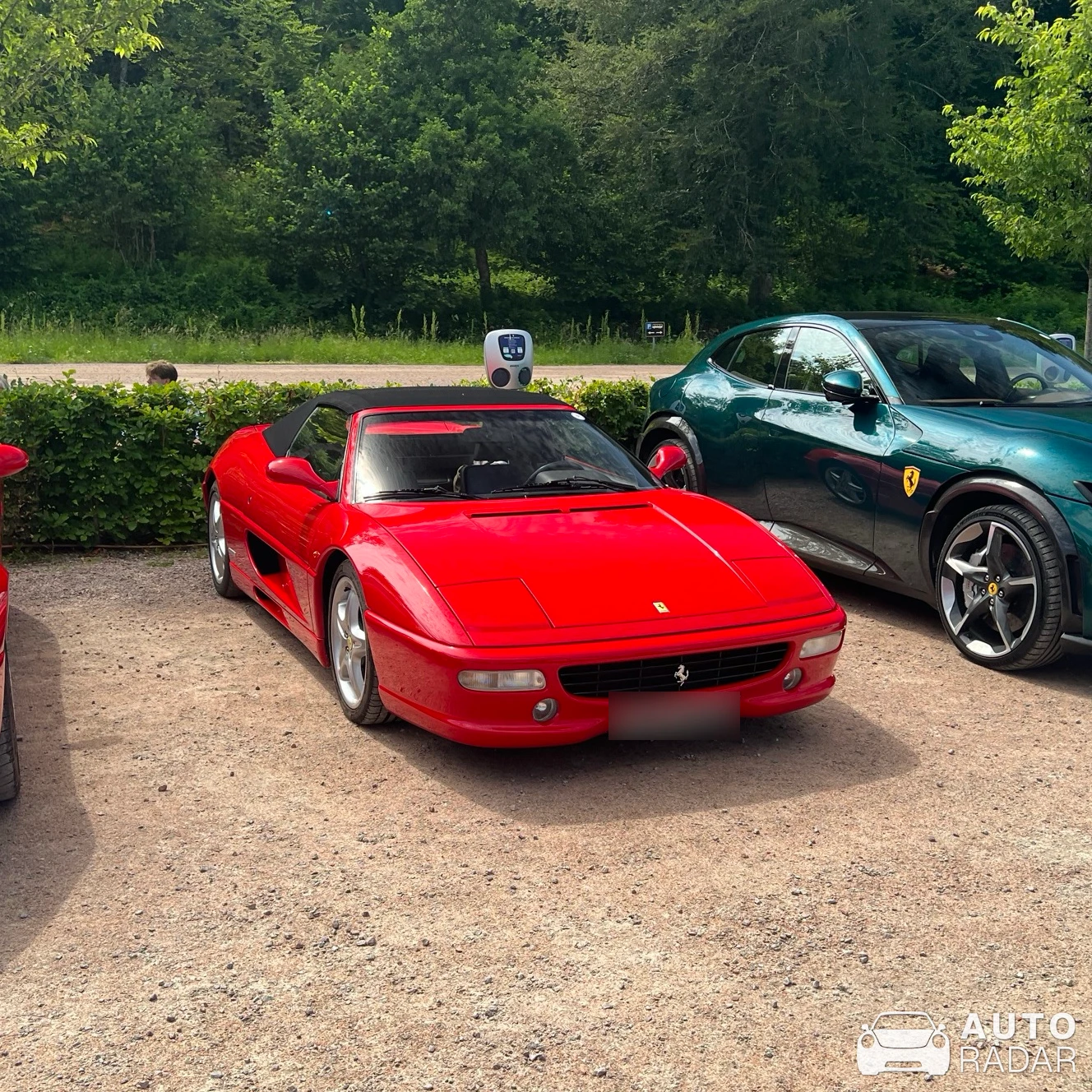 Ferrari F355 Spider spotted in Båstad