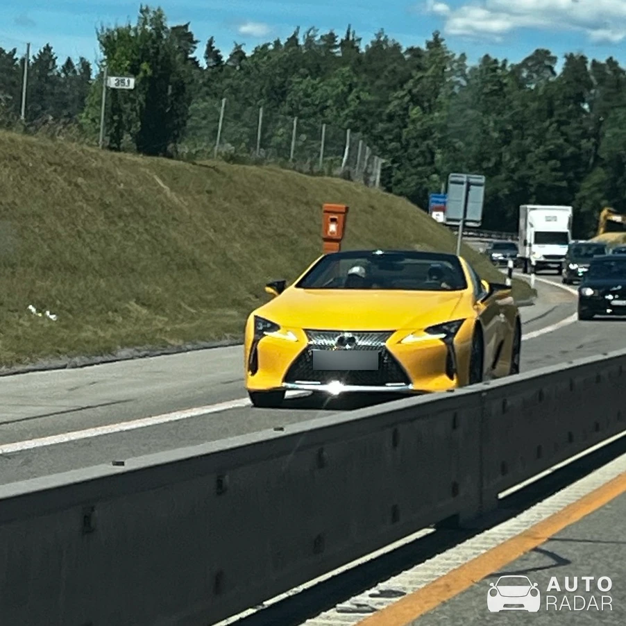 Lexus LC 500 Convertible spotted in Schaffhausen