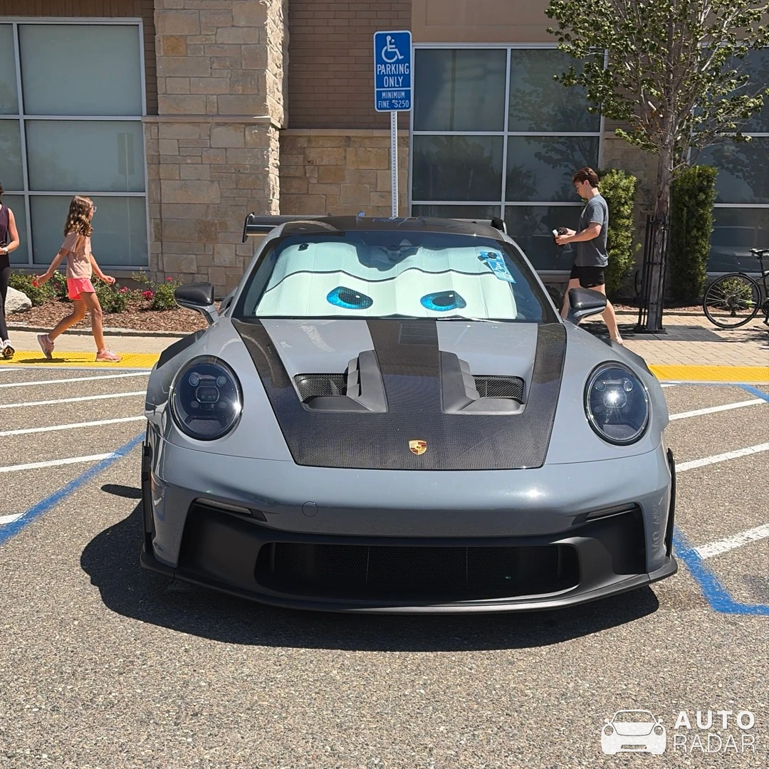 Porsche 992 GT3 RS MkI Weissach Package spotted in Carmichael