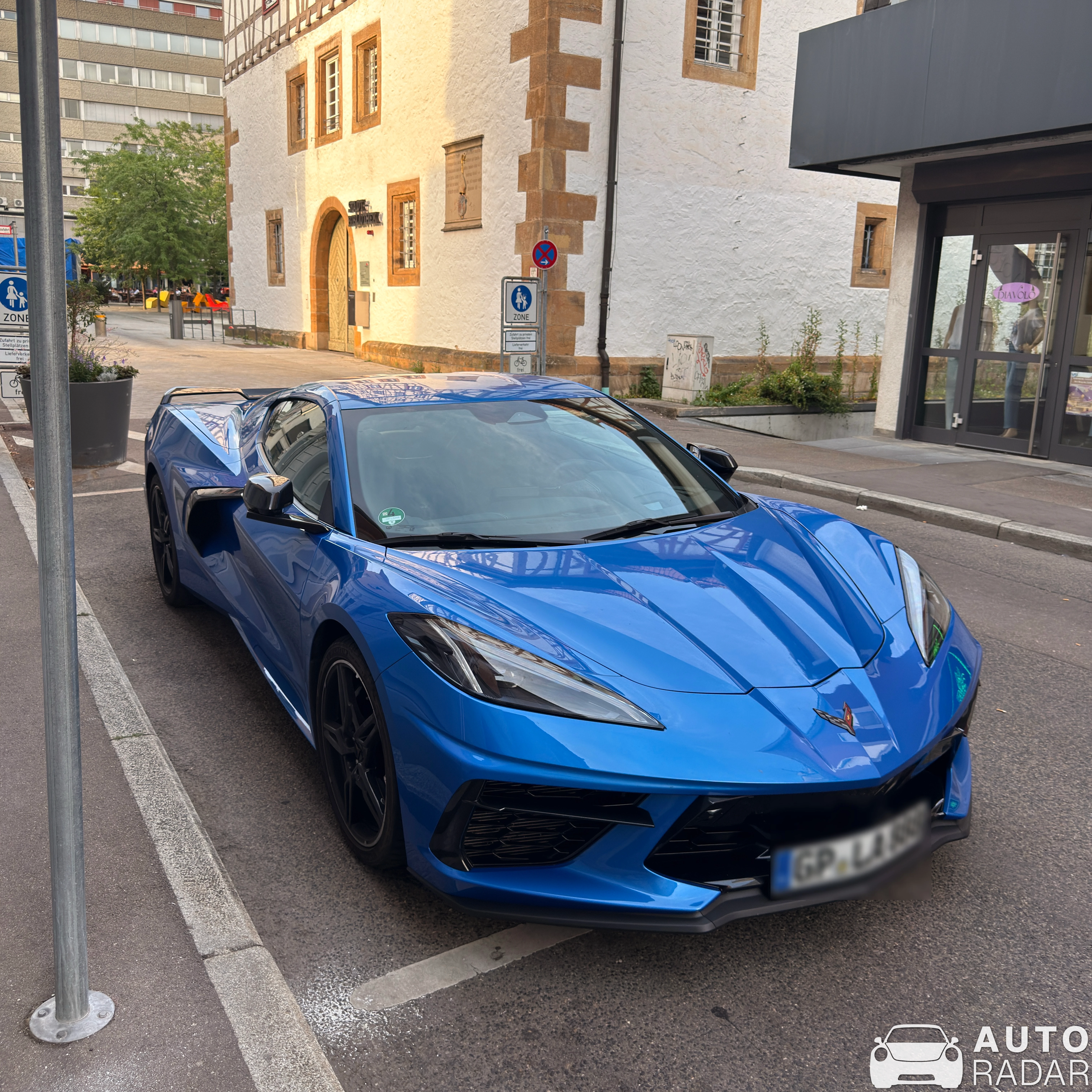 Chevrolet Corvette C8 Stingray spotted in Göppingen