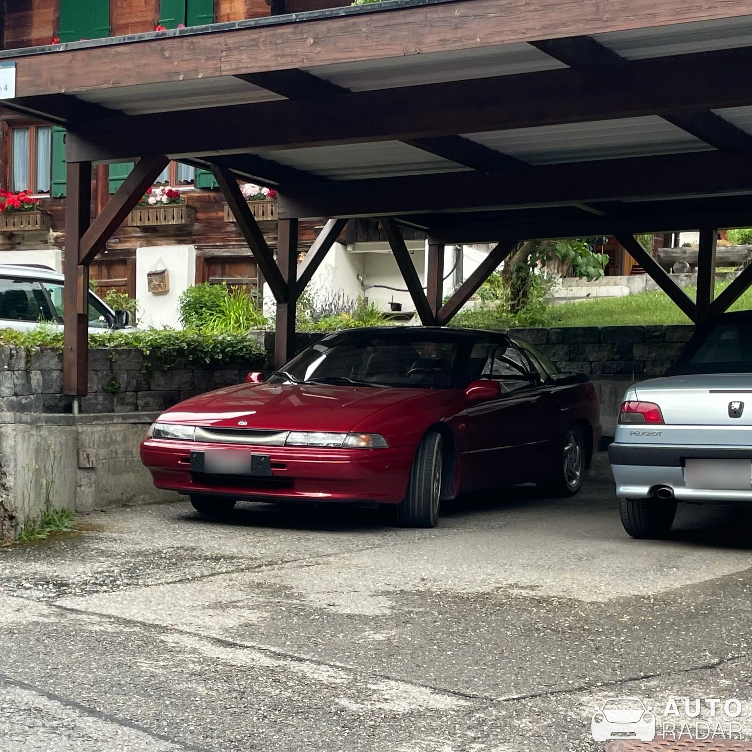 Subaru SVX spotted in Lauterbrunnen