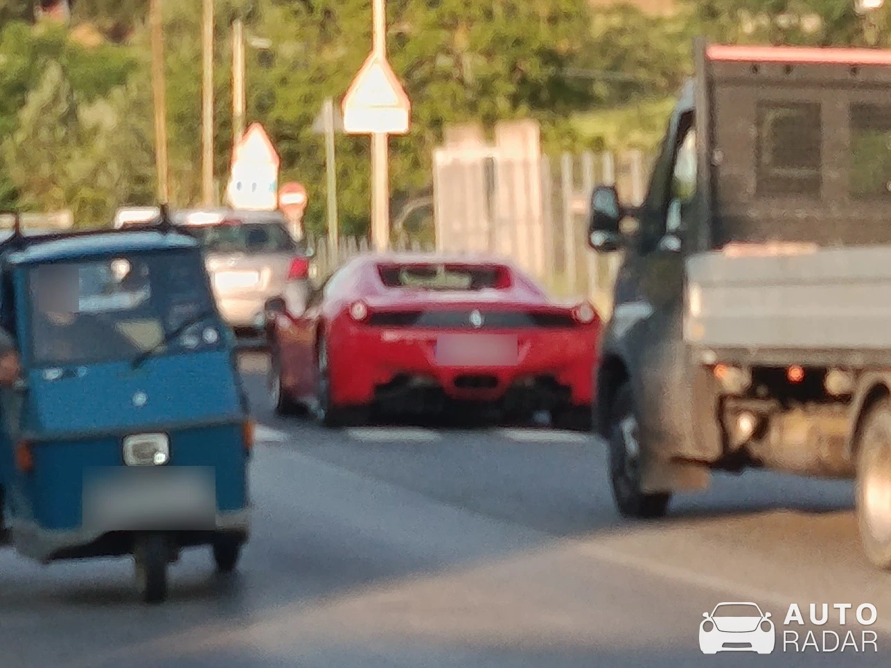 Ferrari 458 Italia spotted in Montevarchi